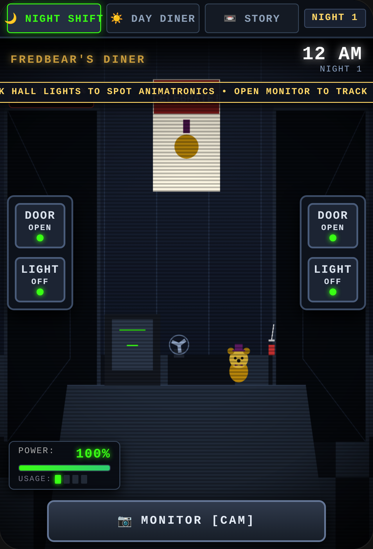 Fredbear's Family Diner - 1983 Security Shift and Day Diner cover
