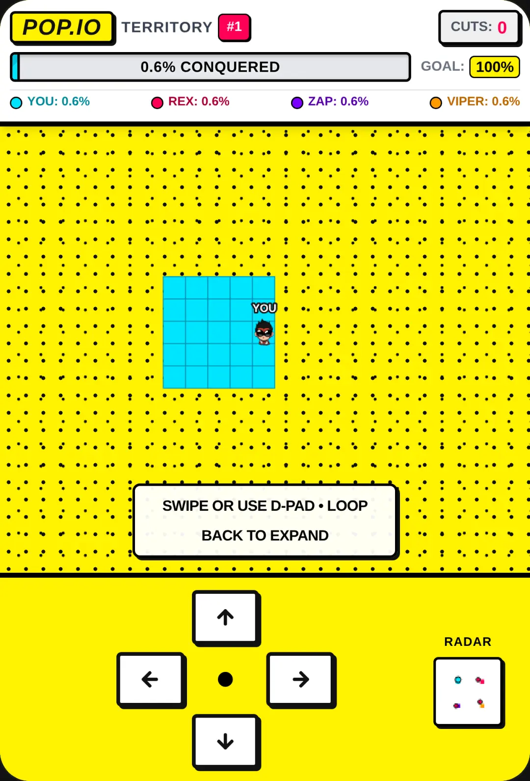 Pop.io - Comic Territory Battle cover