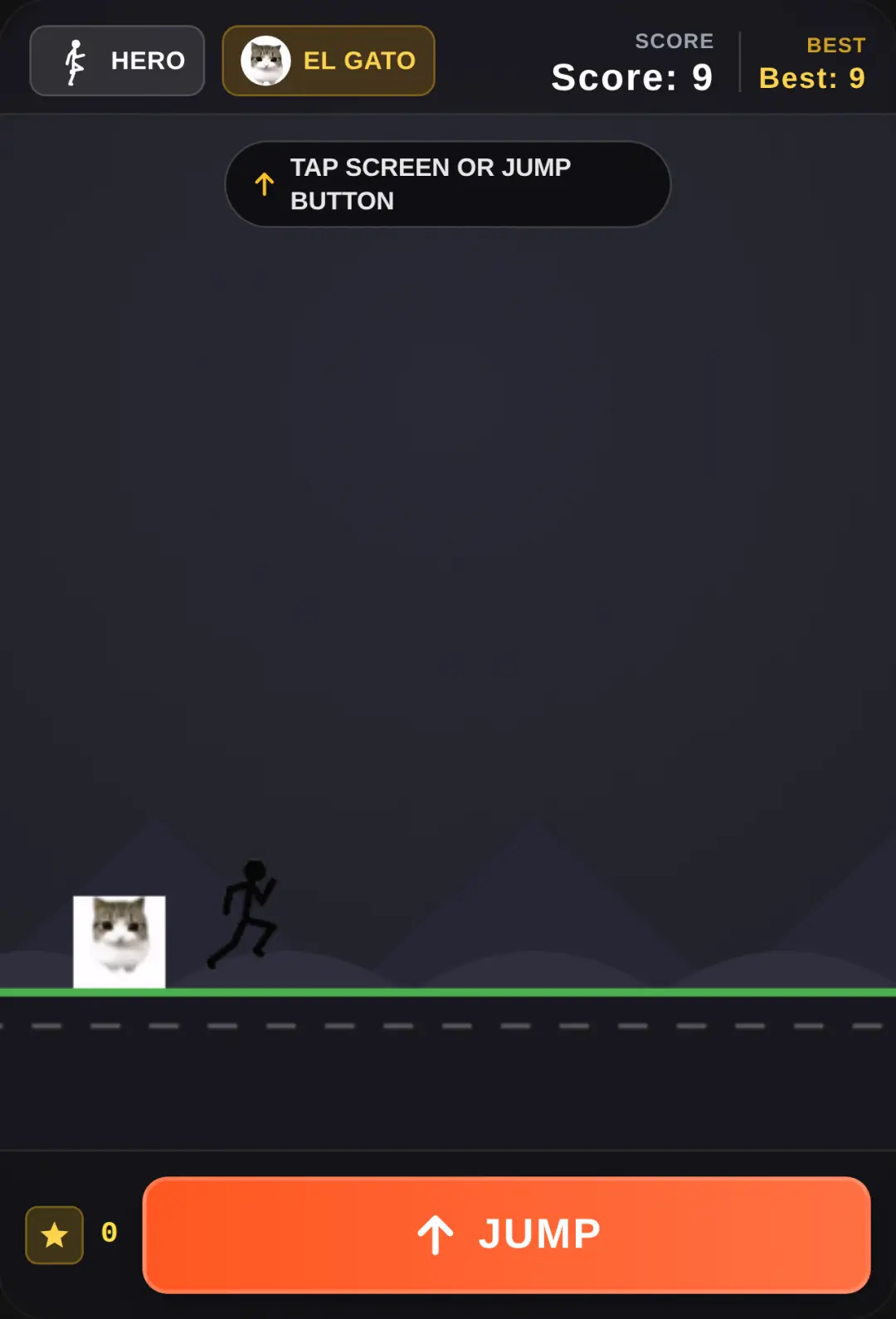 Stickman & Cat Runner cover