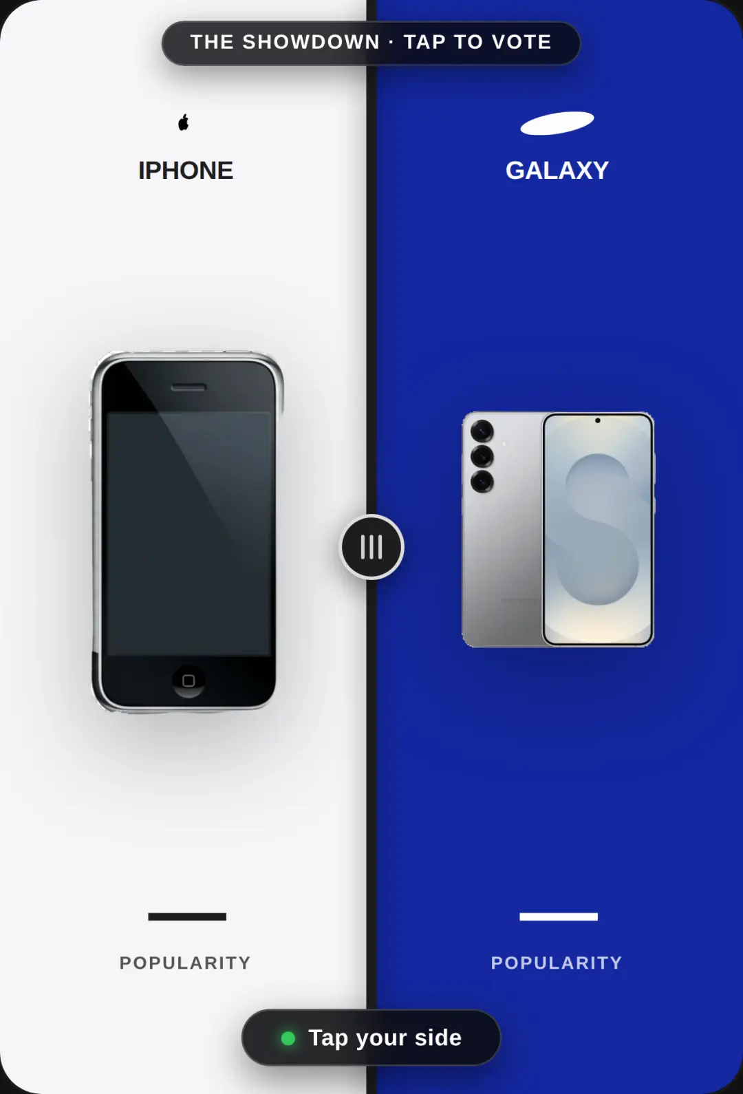 iPhone vs Samsung - The Showdown cover