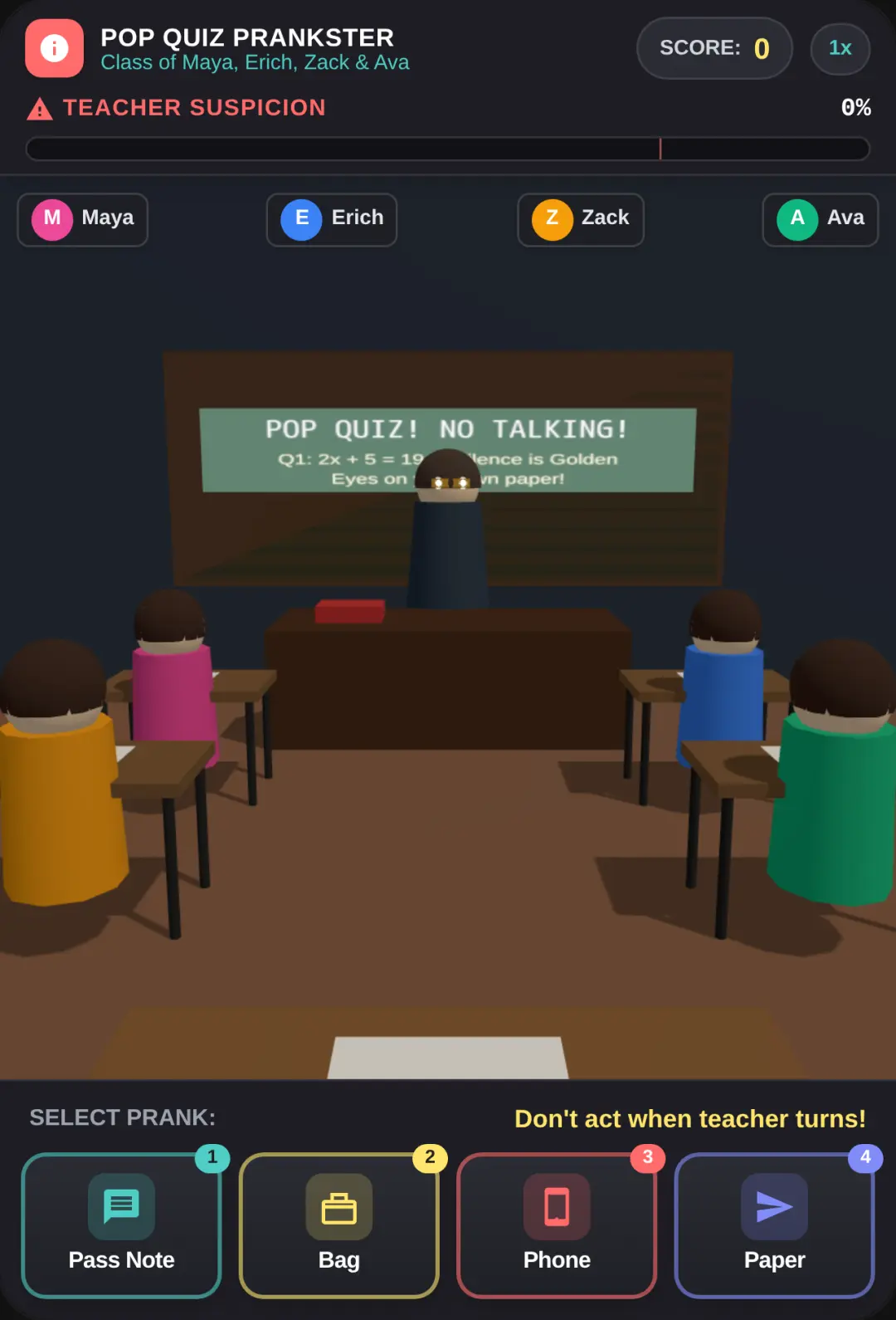 Pop Quiz Prankster cover