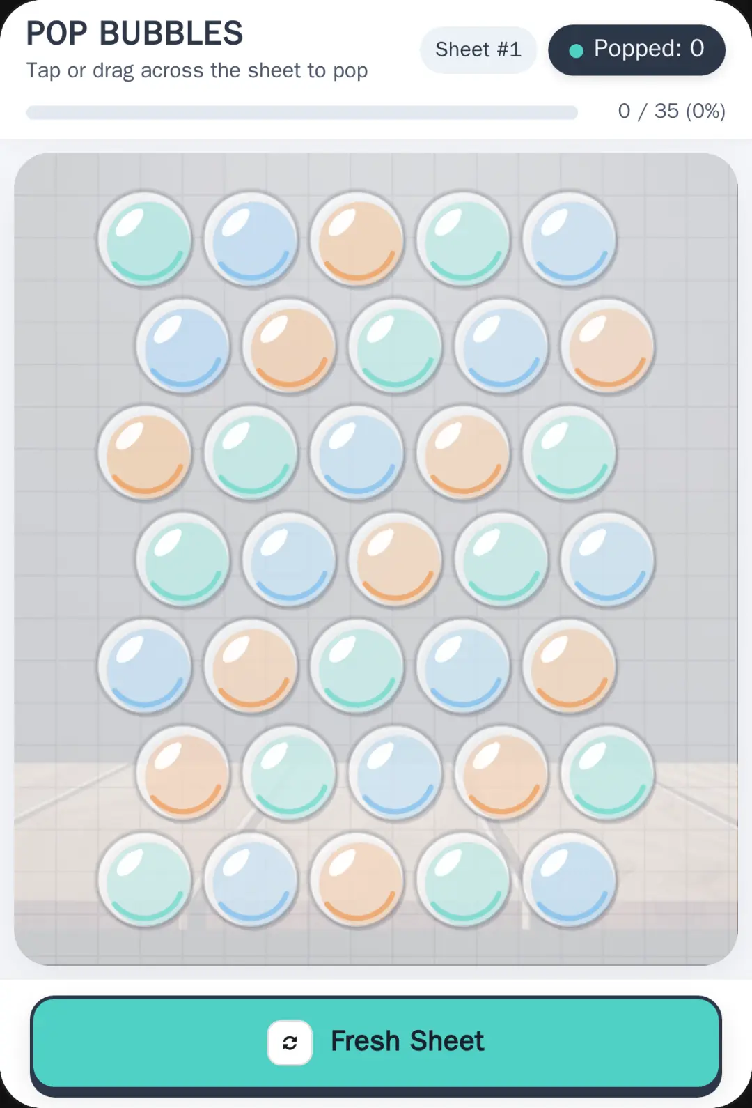Pop Sheet cover