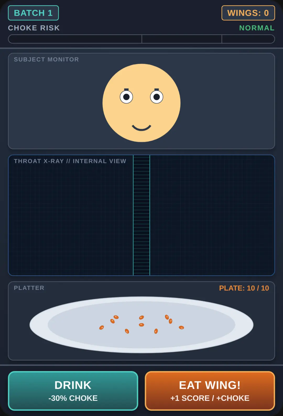 Boneless Wings Choke Meter cover