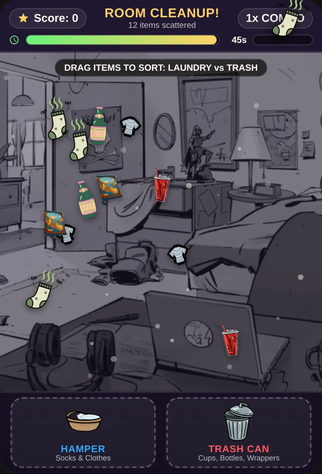 Room Cleanup Frantic Tidy cover