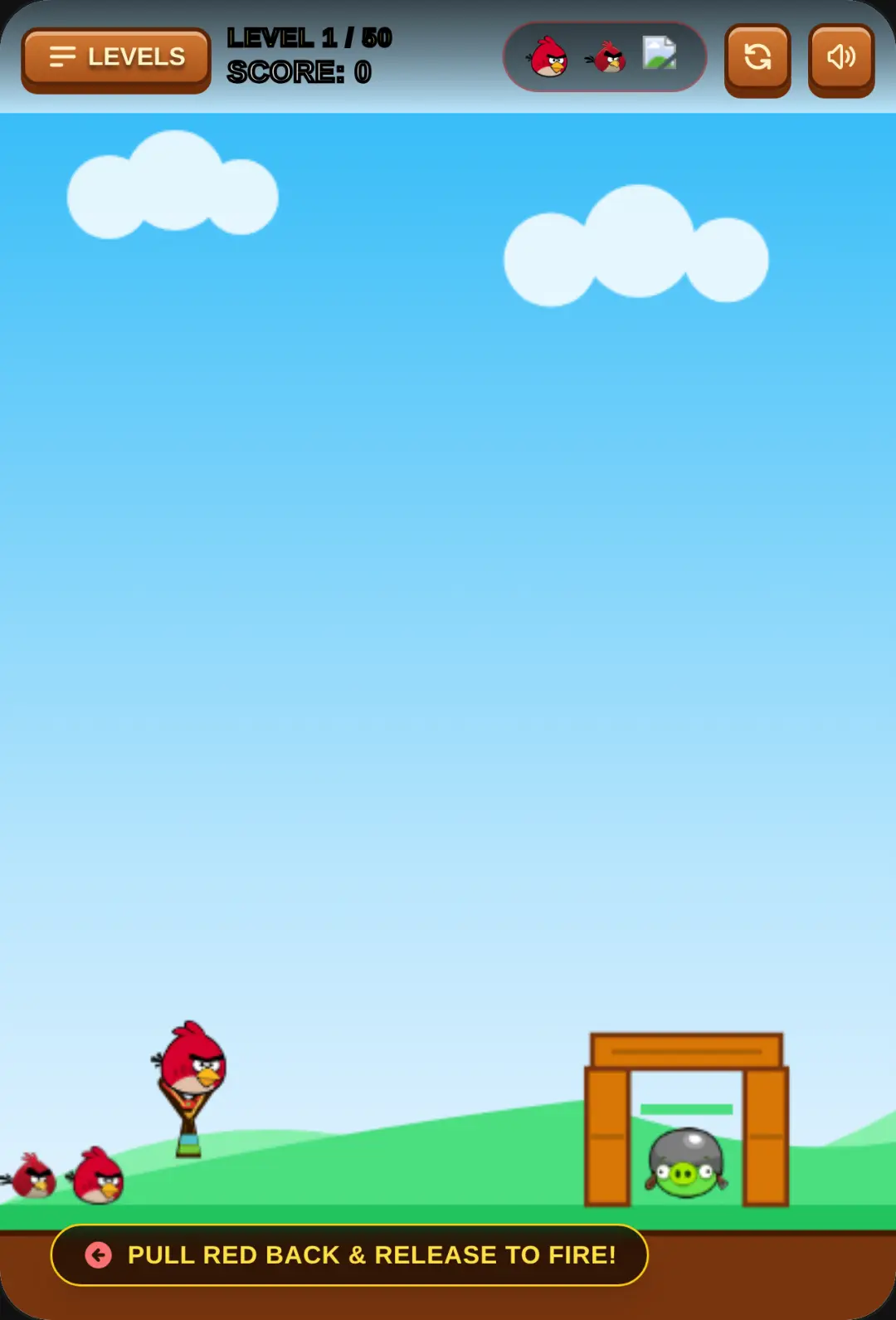 Angry Birds - 50 Fort Levels cover