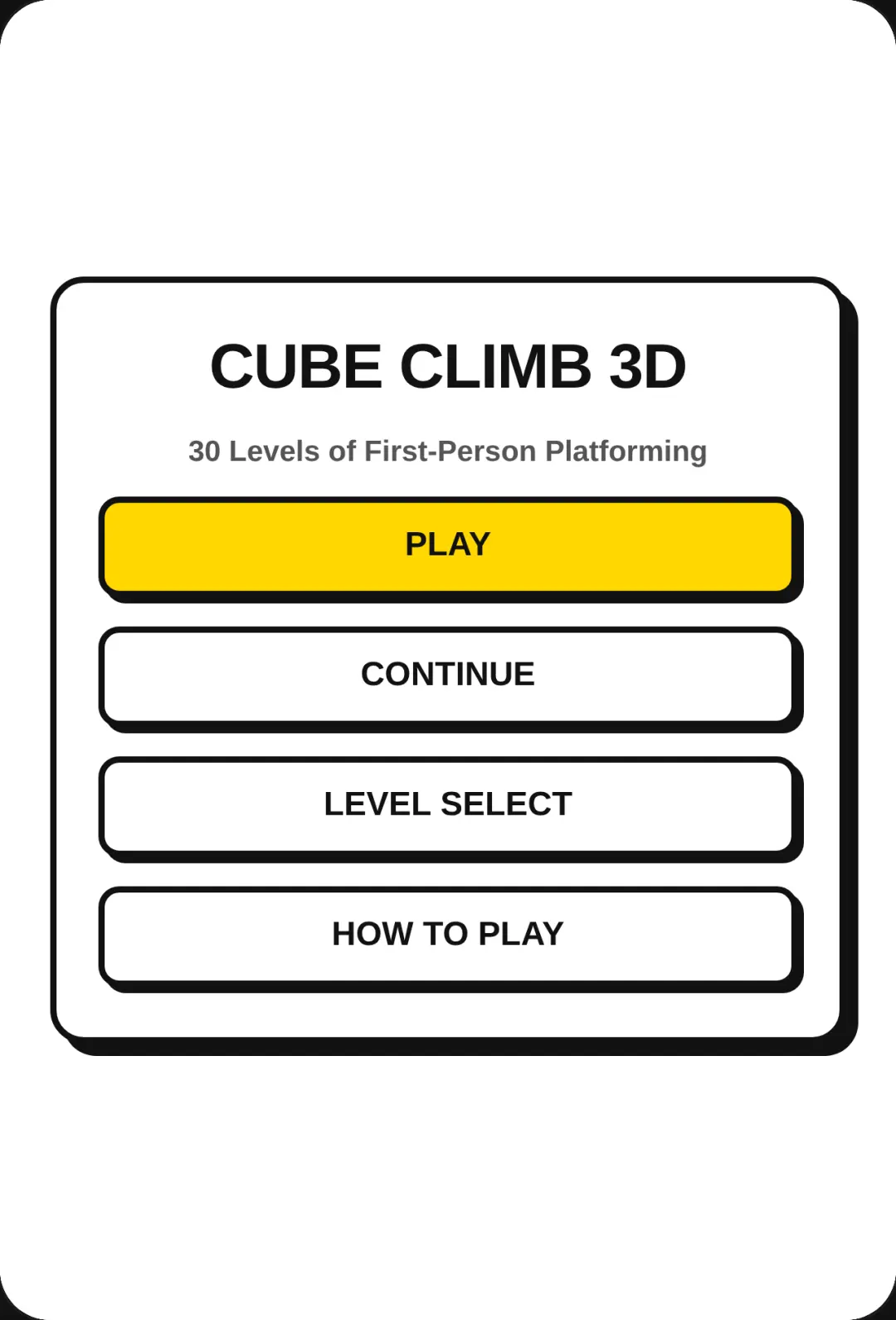 Cube Climb 3D cover
