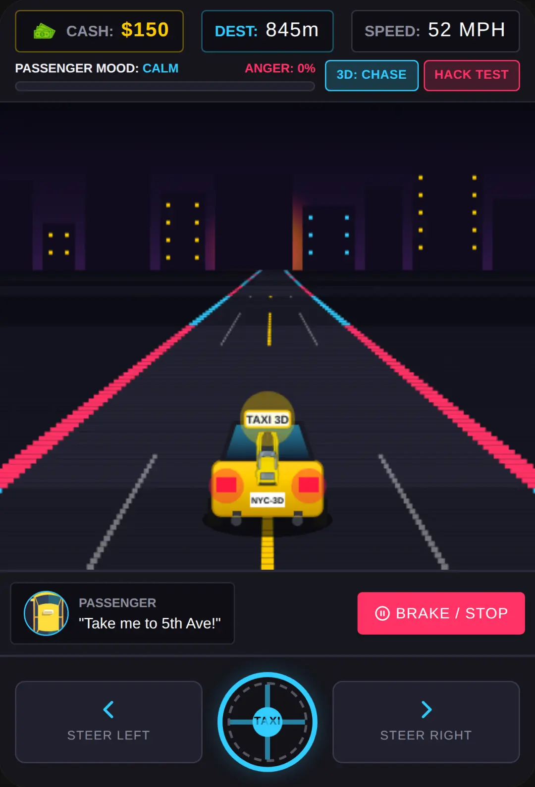Taxi simulator cover