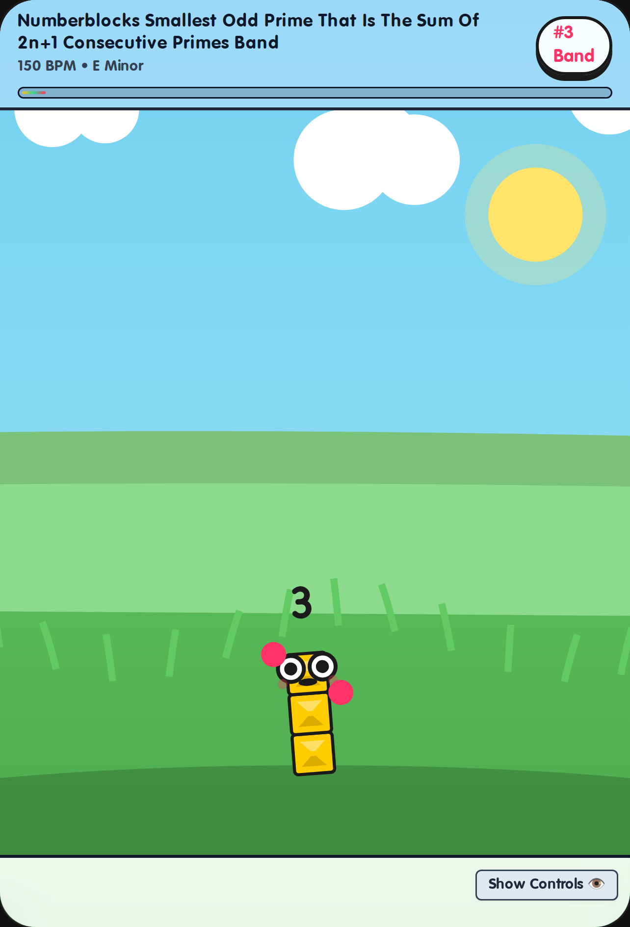 Numberblocks Smallest Odd Prime That Is The Sum Of 2n+1 Consecutive Primes Band 1 cover