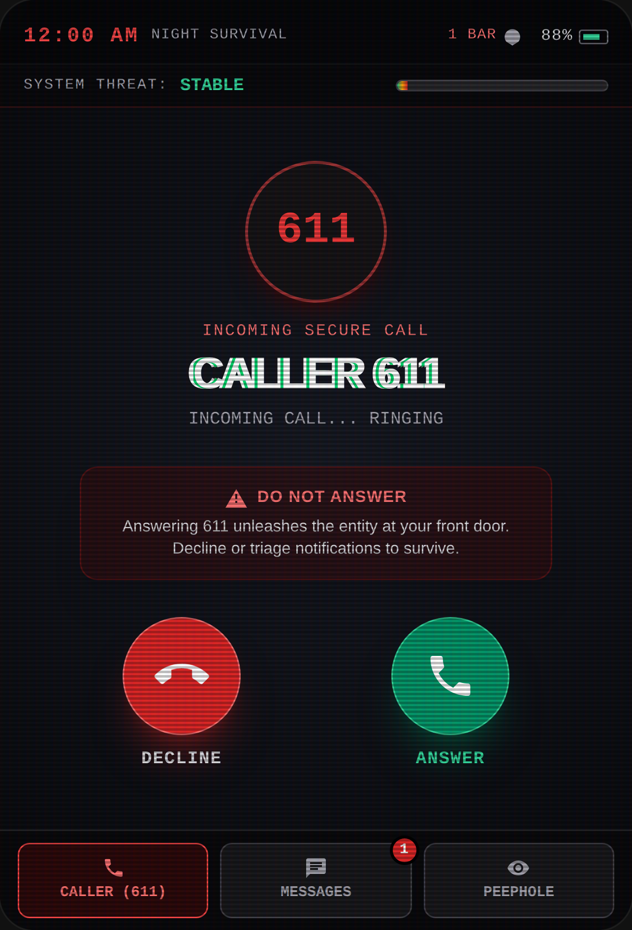 CALL 611: DO NOT ANSWER cover
