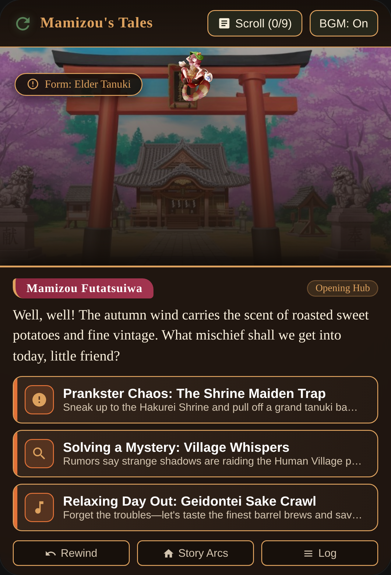 Mamizou's Shapeshifting Story cover