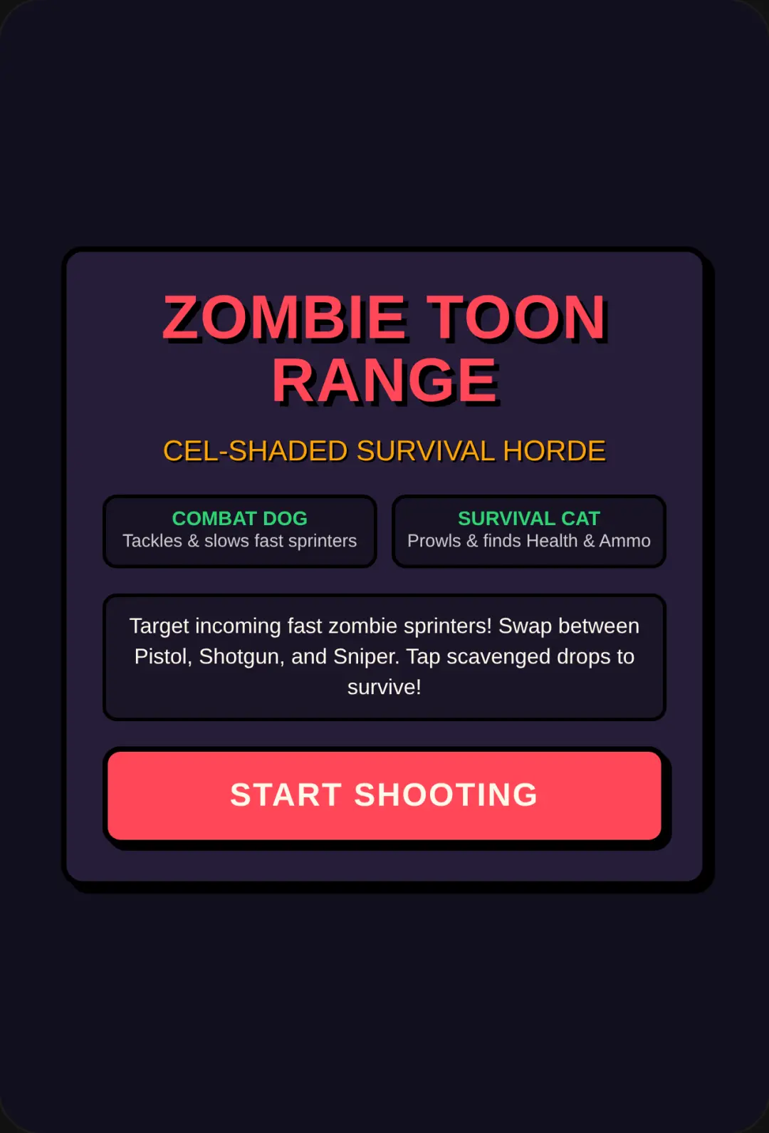Zombie Range: Cartoon Apocalypse cover