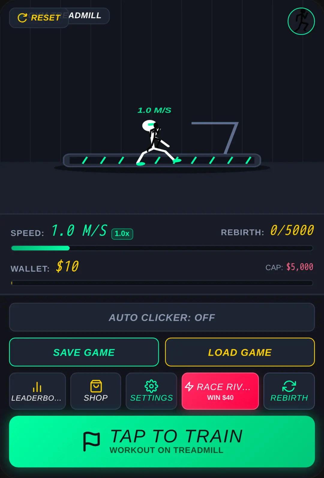 Stickman Speed Runner: Treadmill & Rival Races cover