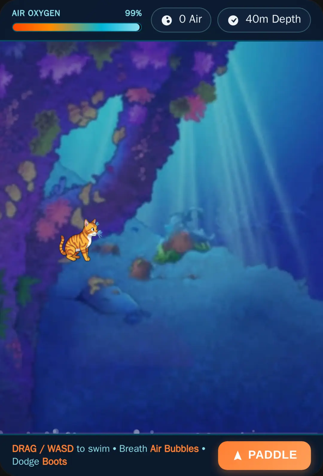 Stray Scuba Cat cover