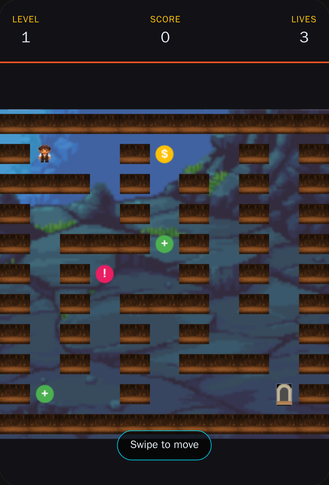 Caves Maze: Bomb Dodge cover