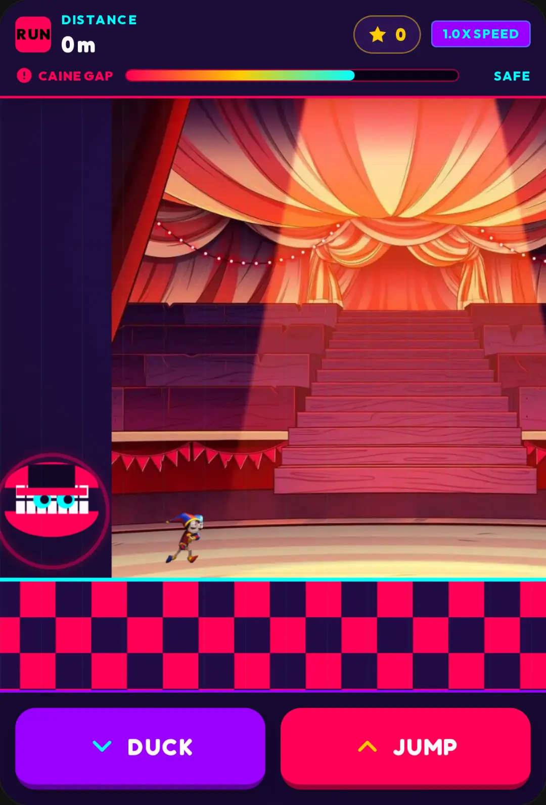 Escape Evil Caine: Pomni's Circus Run cover