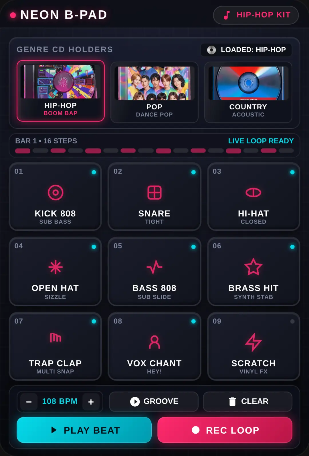 Neon B-Pad Studio cover