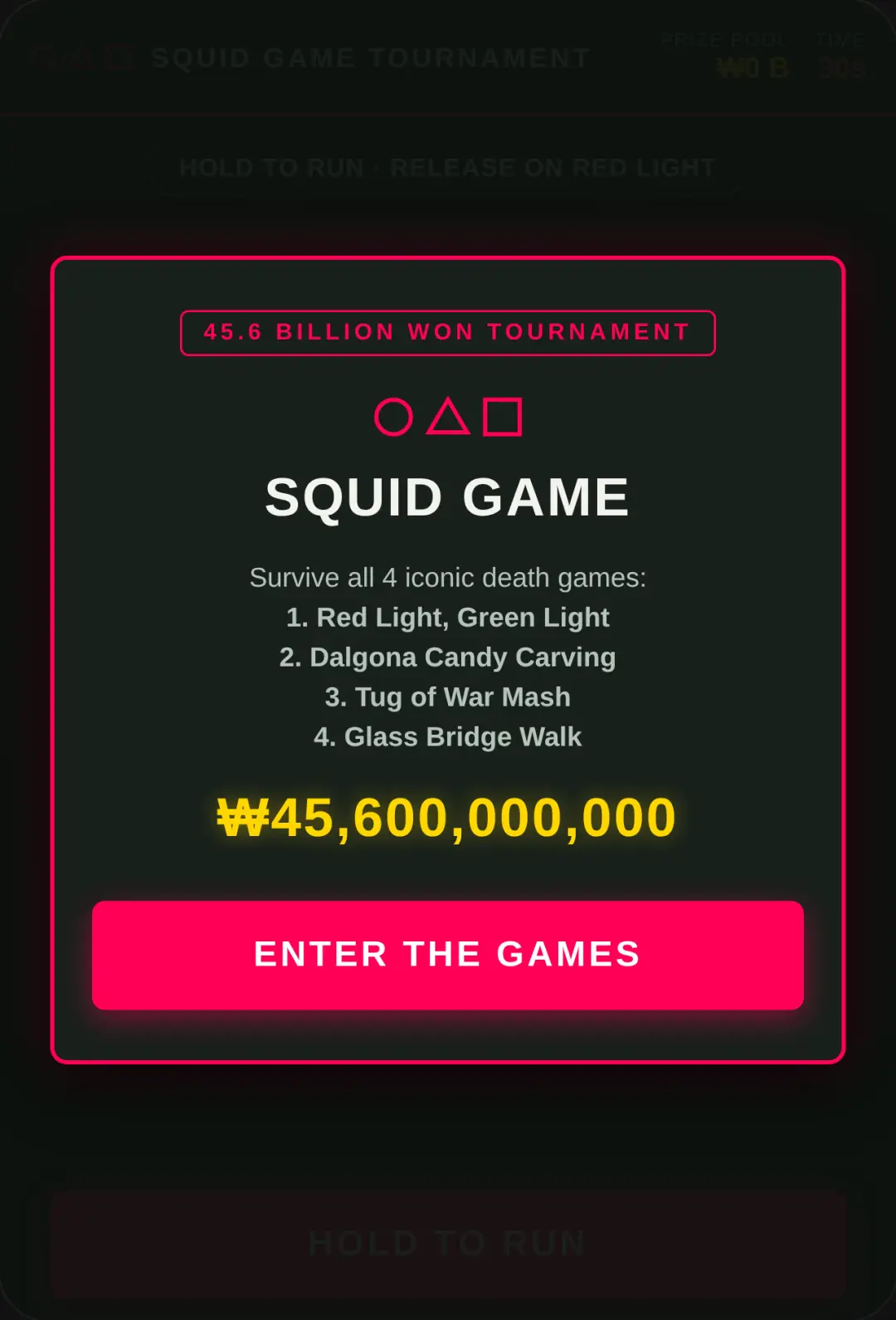 Squid Game: cover