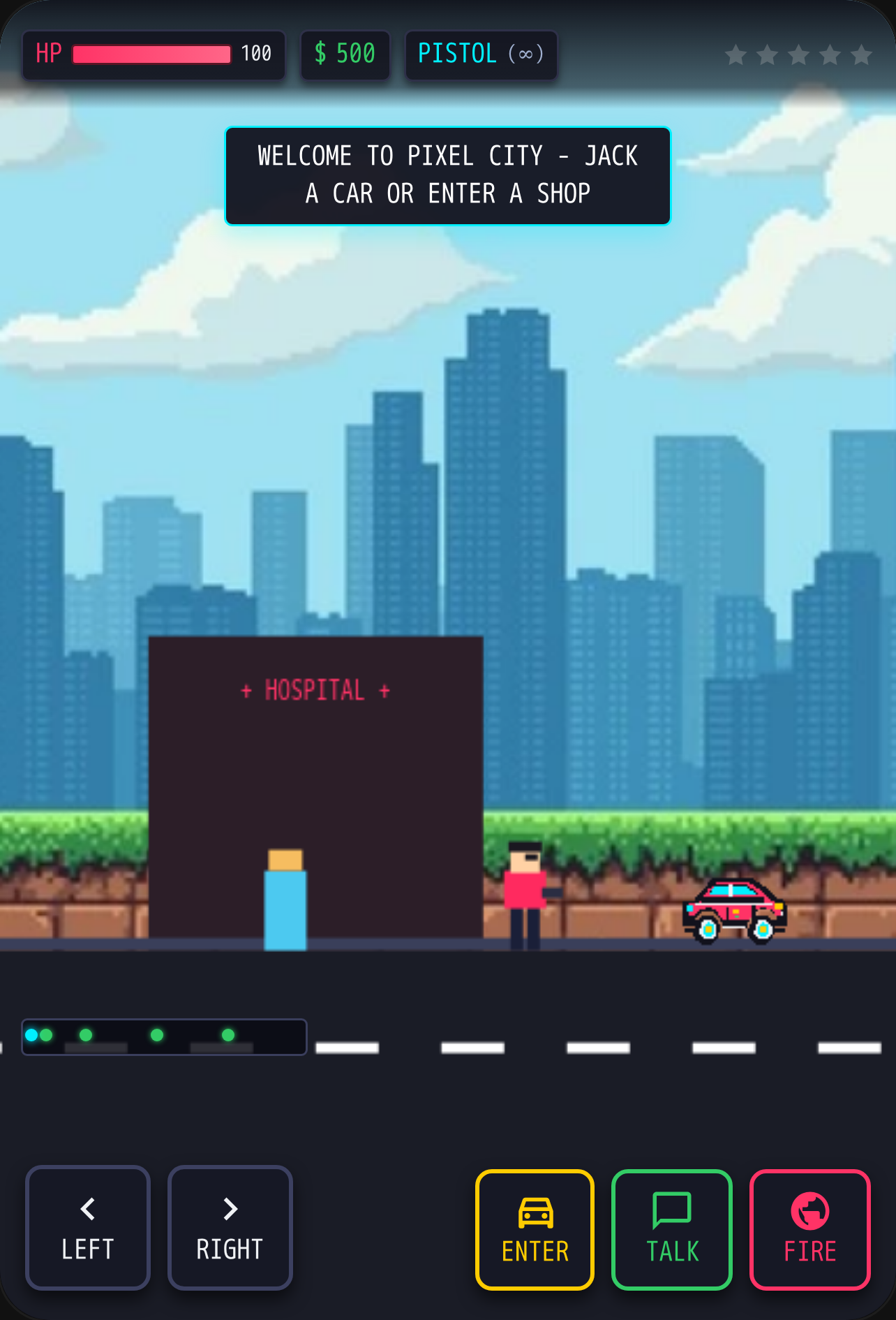 Pixel City Heist - 2D Open World cover