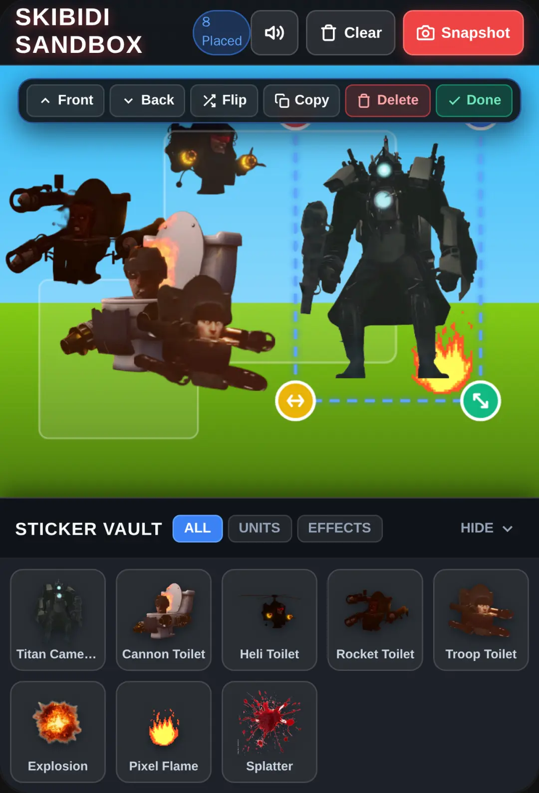 Skibidi Sticker Sandbox cover