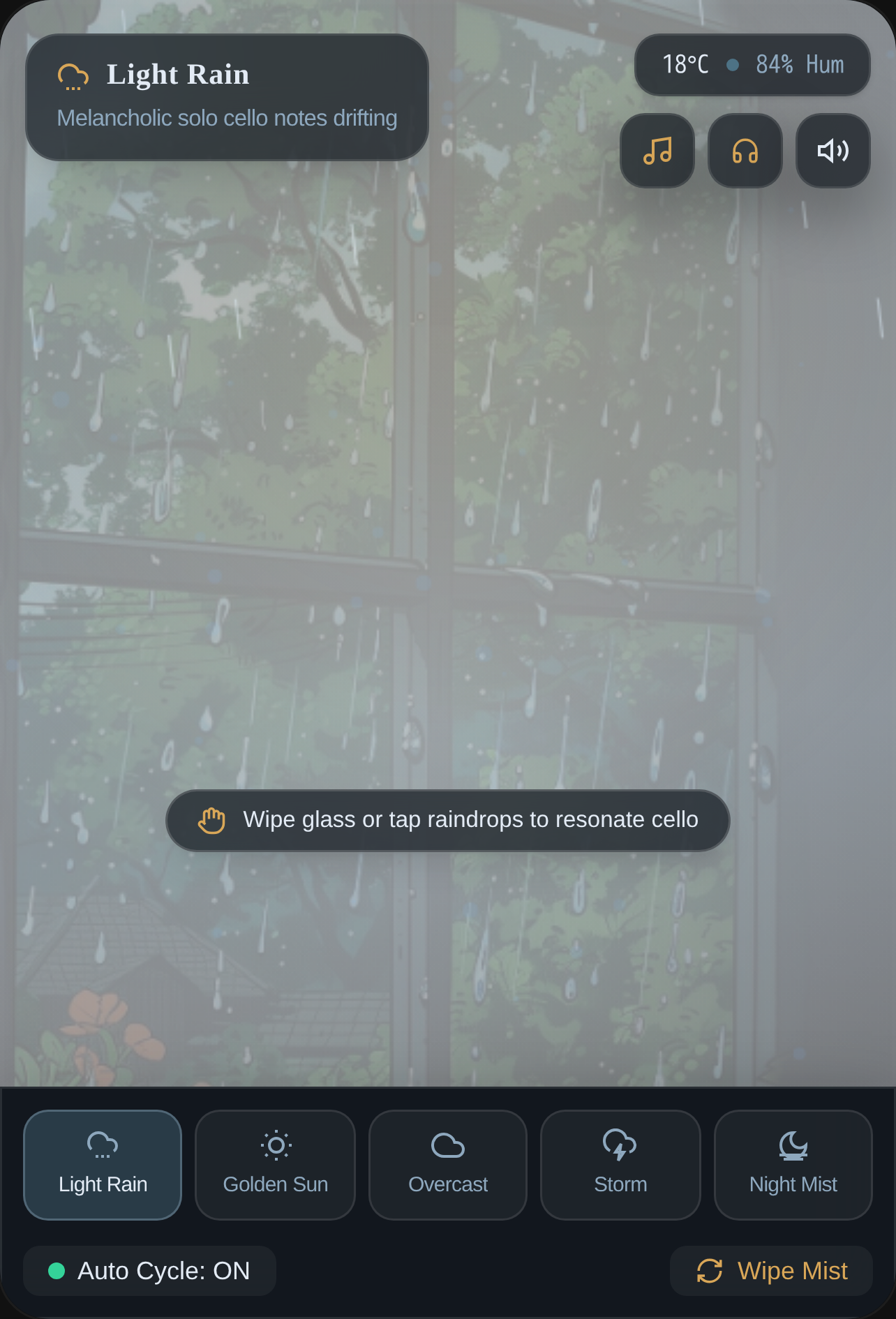 Weather Terrarium cover