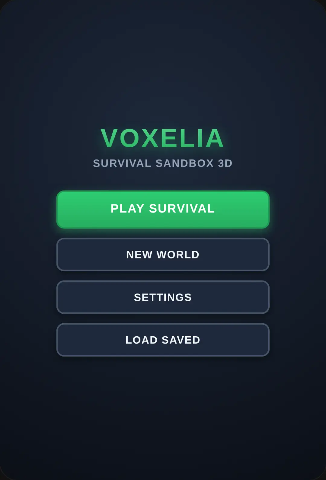 VOXELIA - Survival Sandbox 3D cover