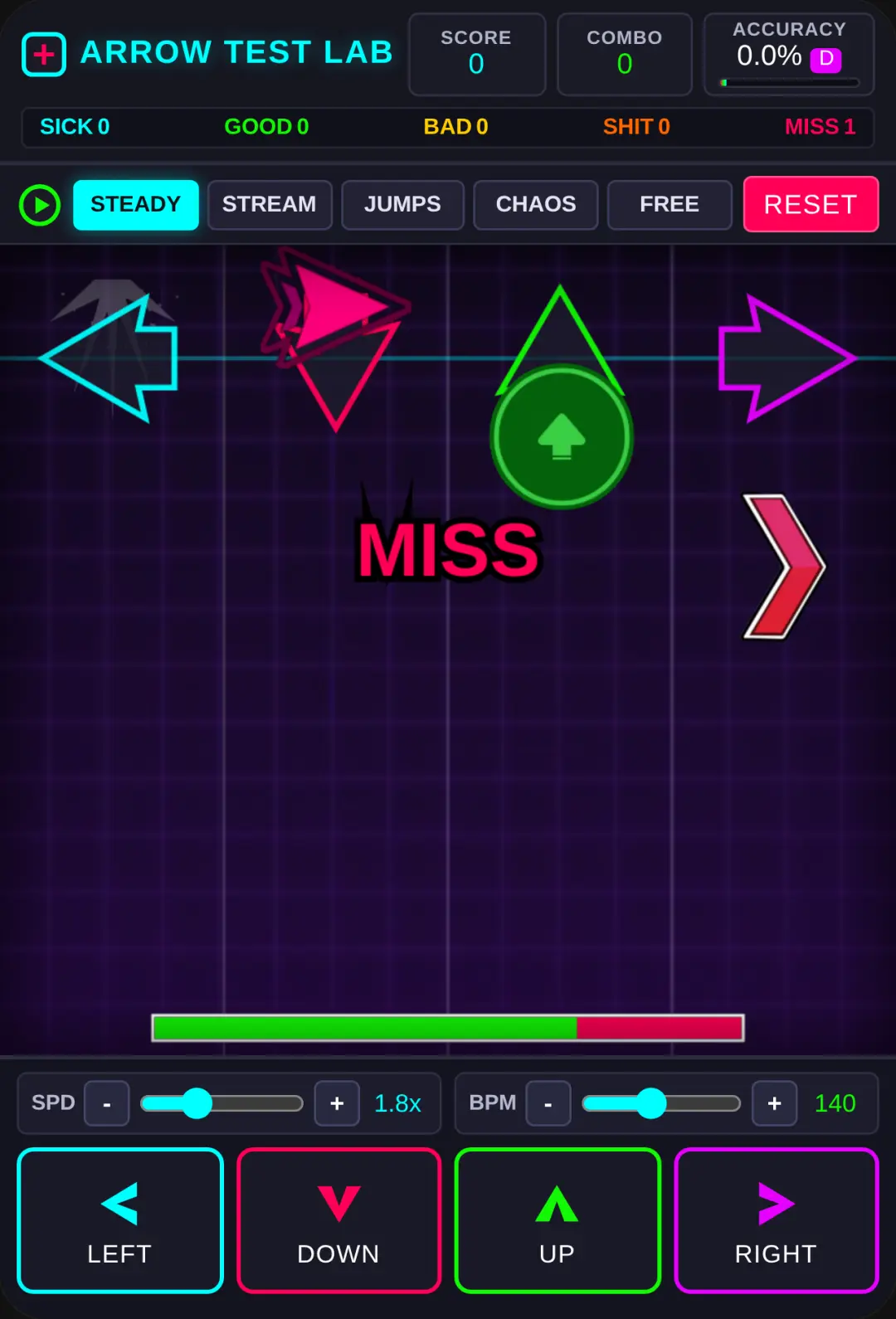 FNF Arrow Test Lab cover