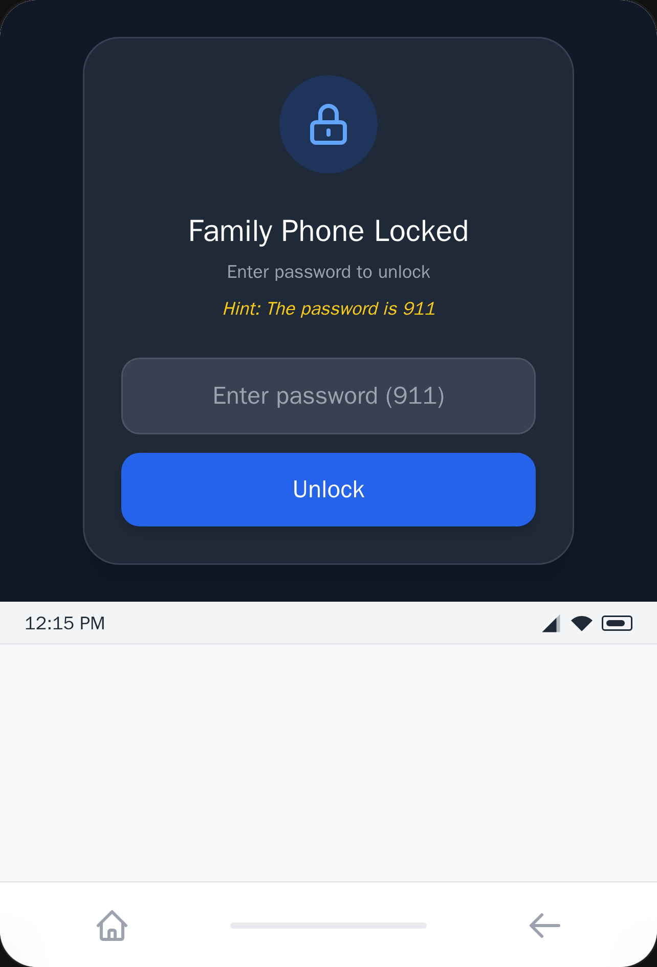 Family Phone cover