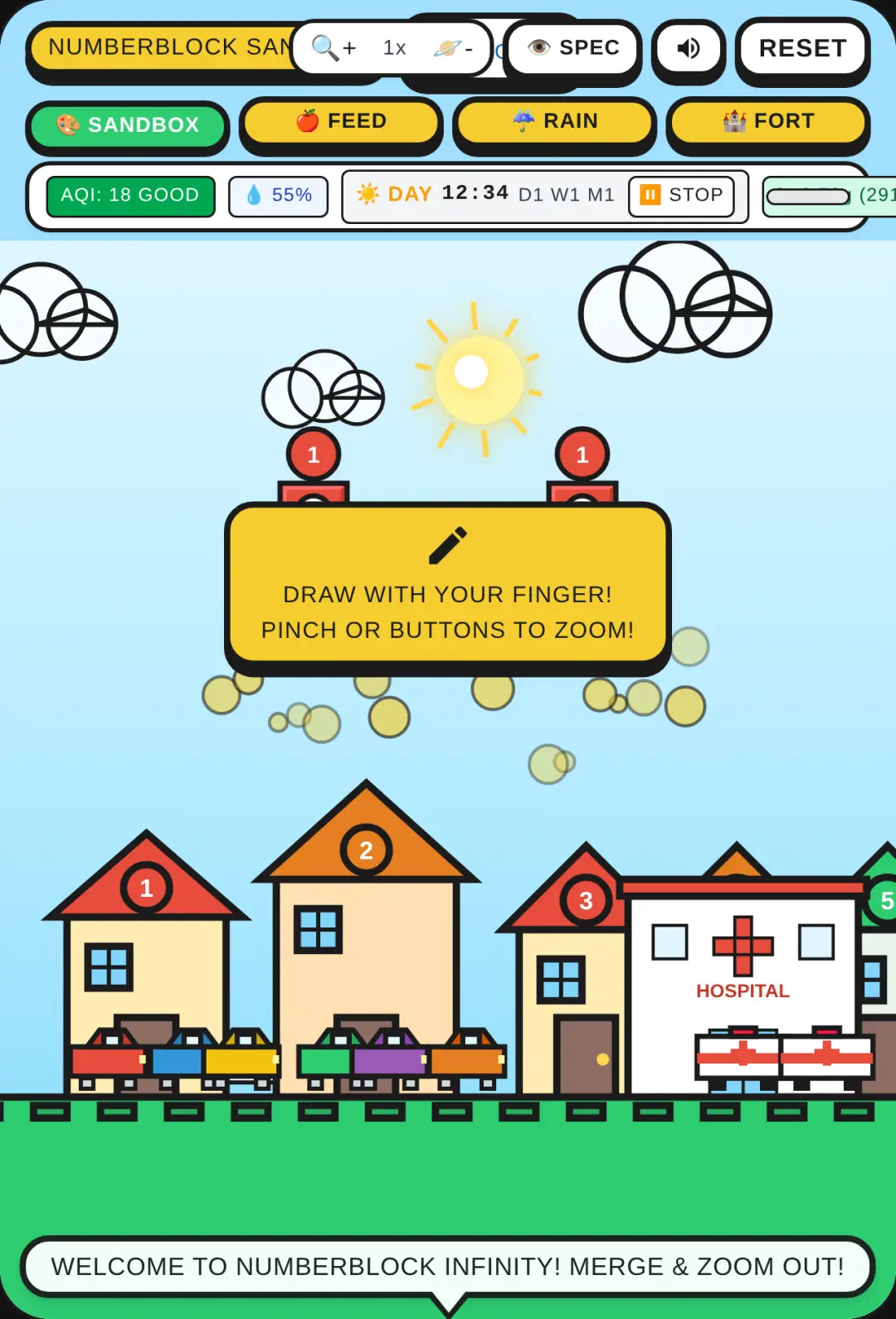 Numberblock Sandbox - Draw & Physics cover