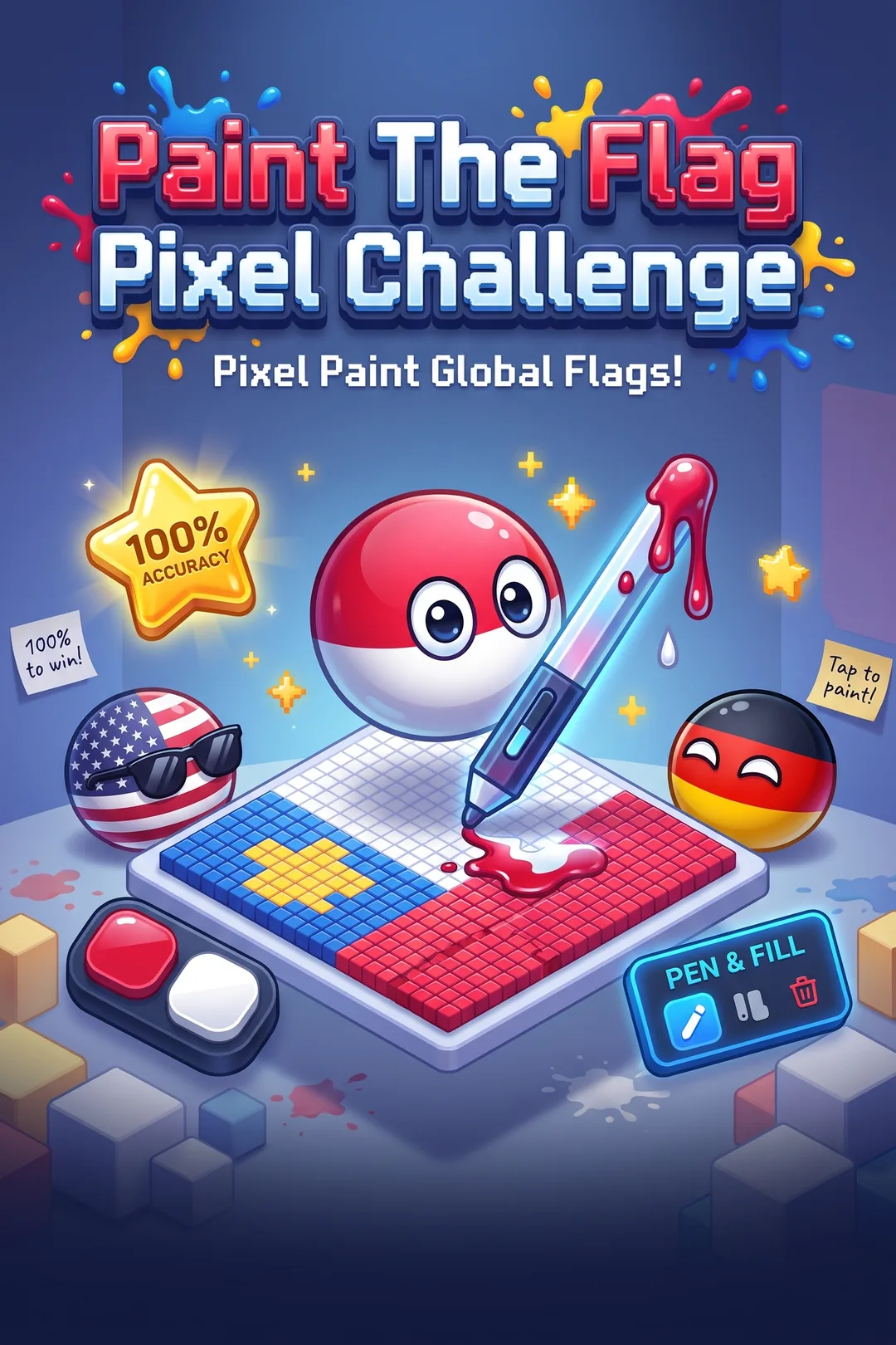Paint The Flag Pixel Challenge