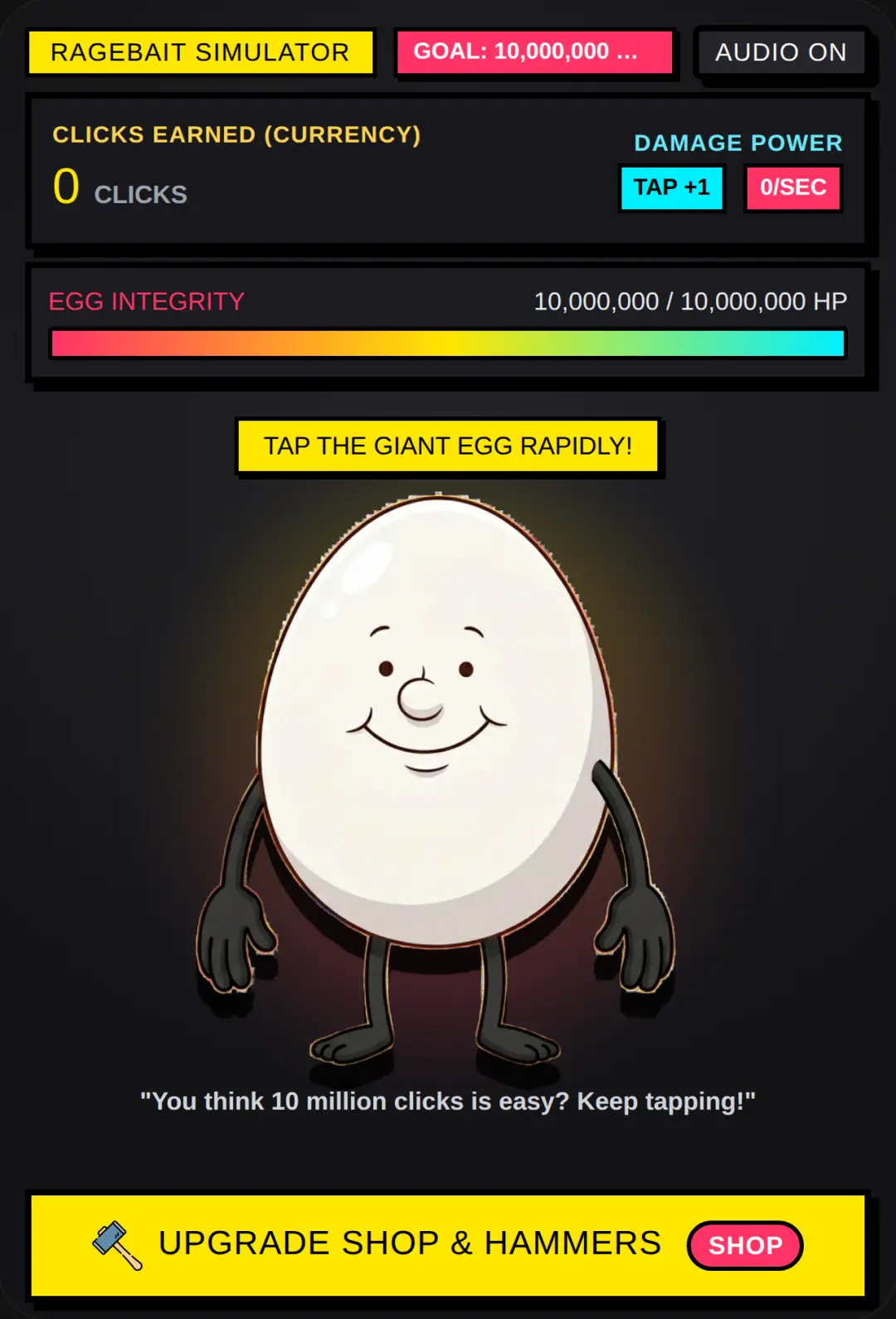 Egg Rage Clicker 10 Million cover