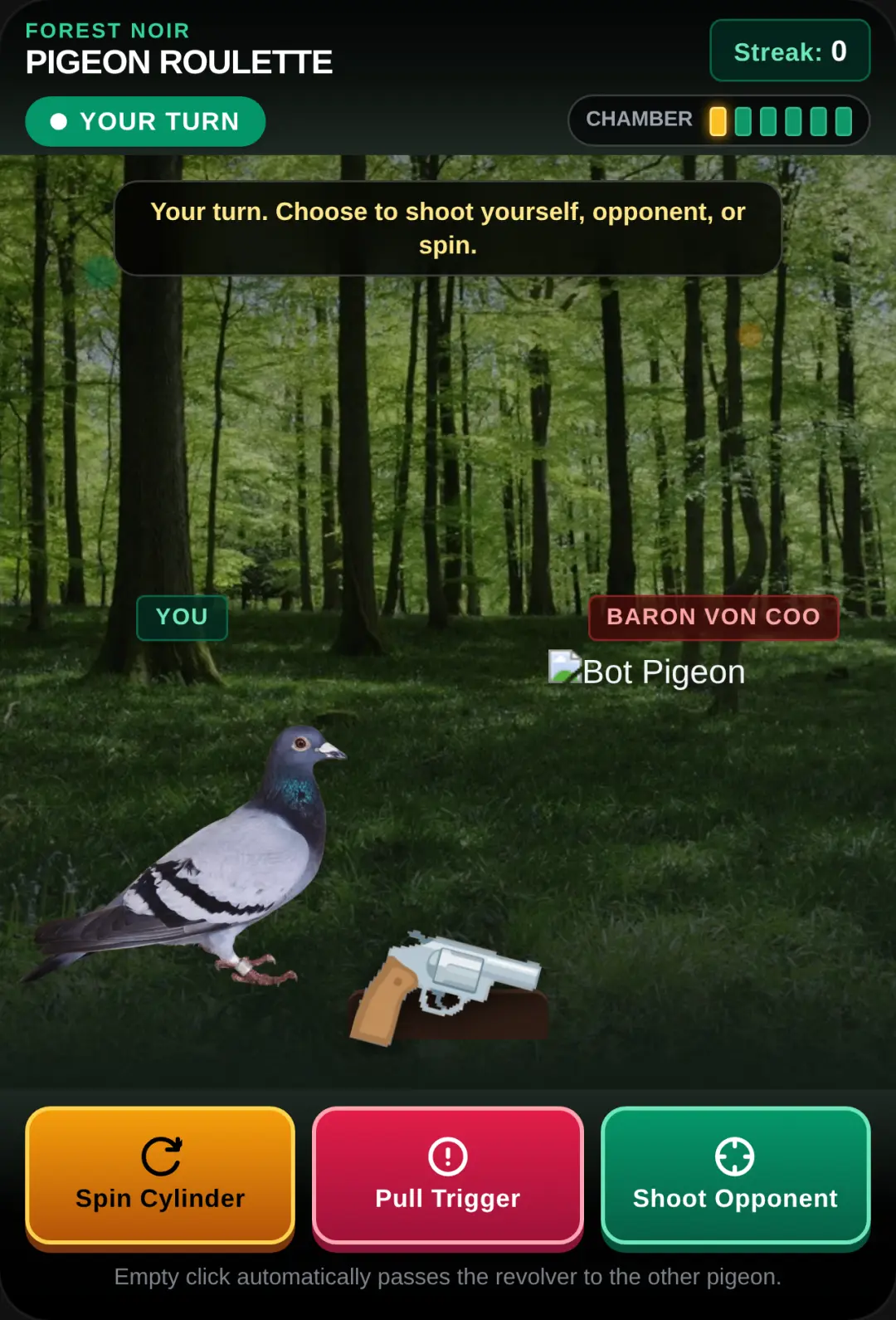 Pigeon Roulette cover