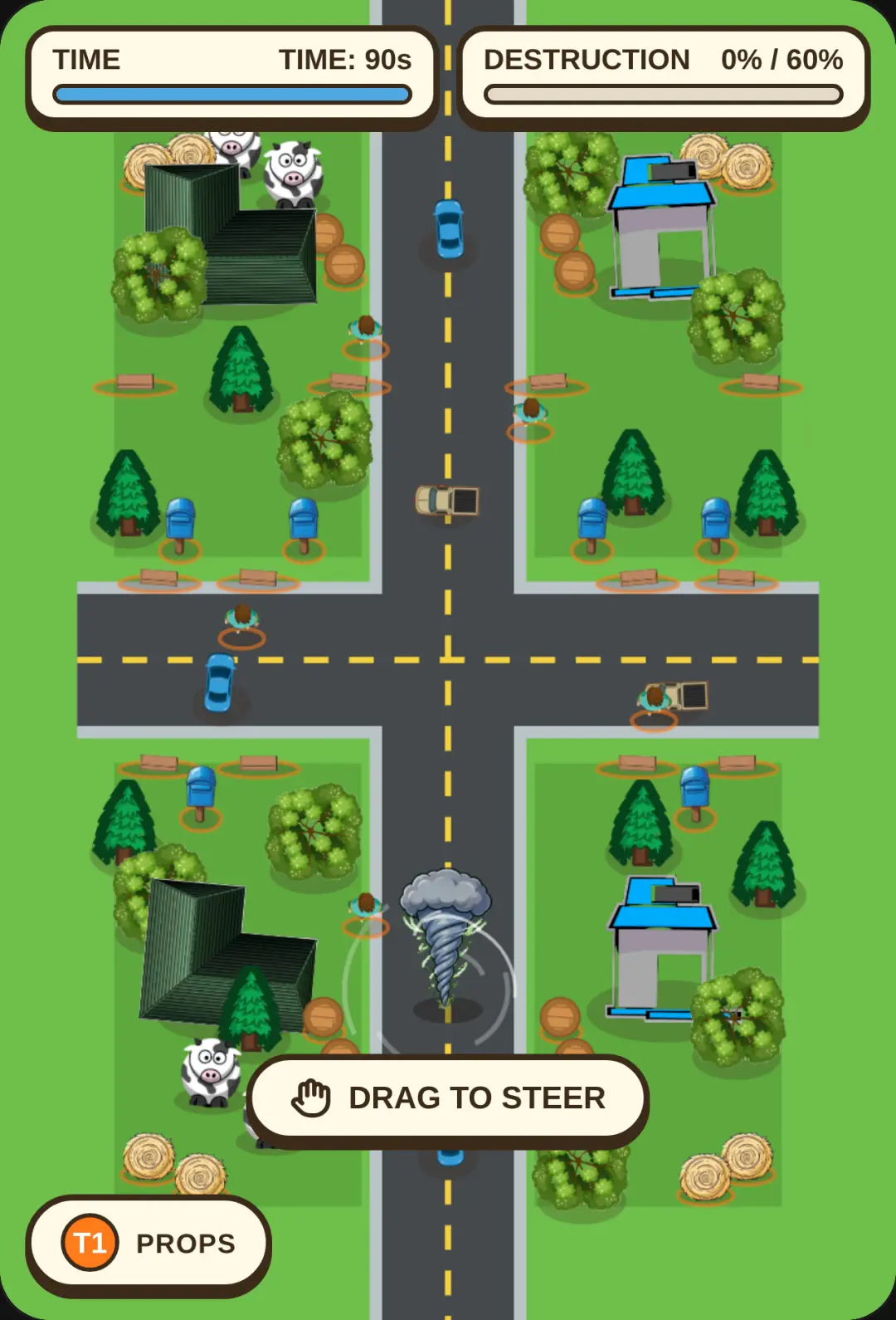 Tornado Run 2D Tornado Game verity cover