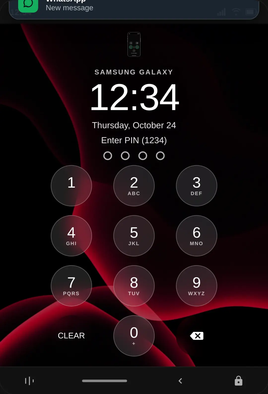 Samsung Galaxy - One UI & WhatsApp cover