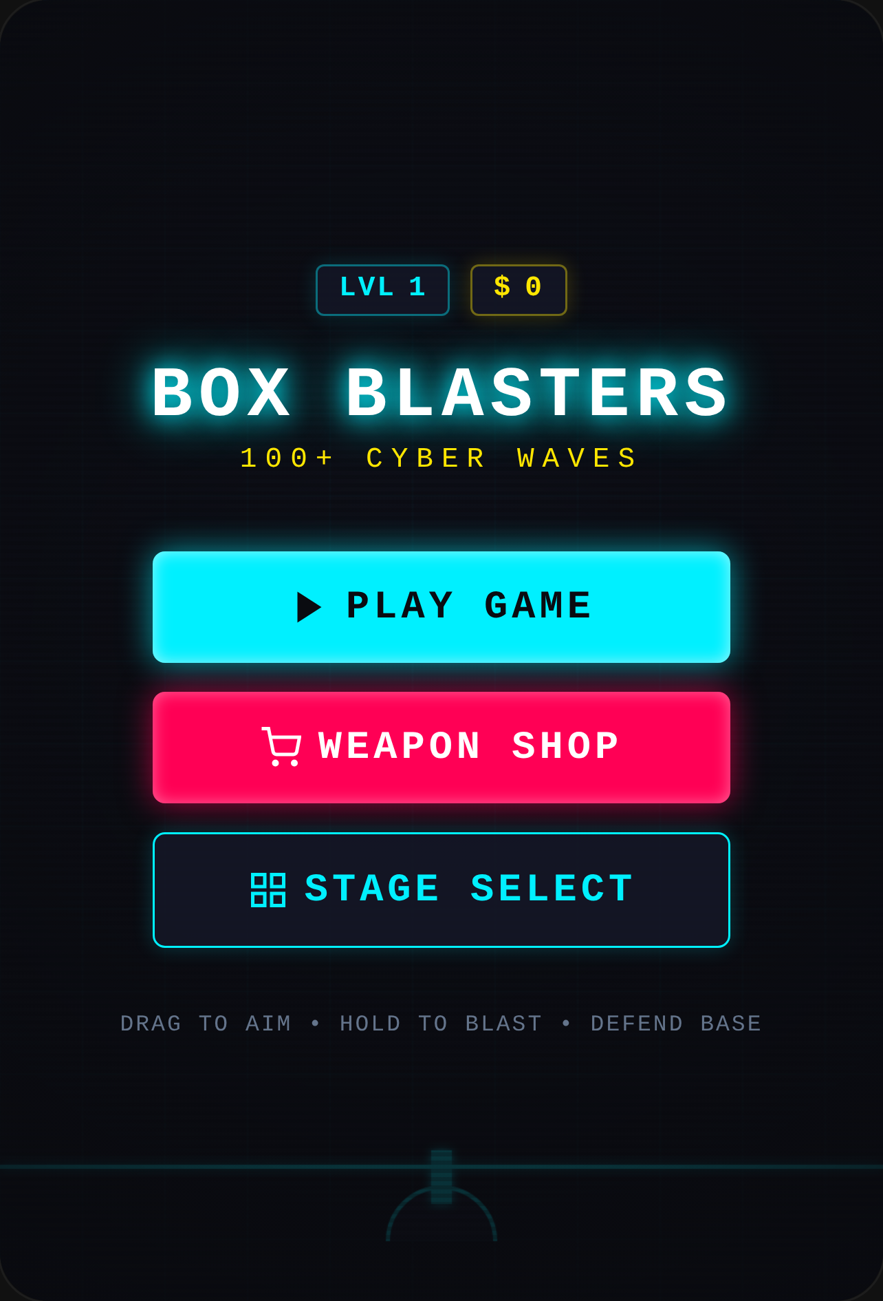 BOX BLASTERS 100 - Neon Vector Defense cover