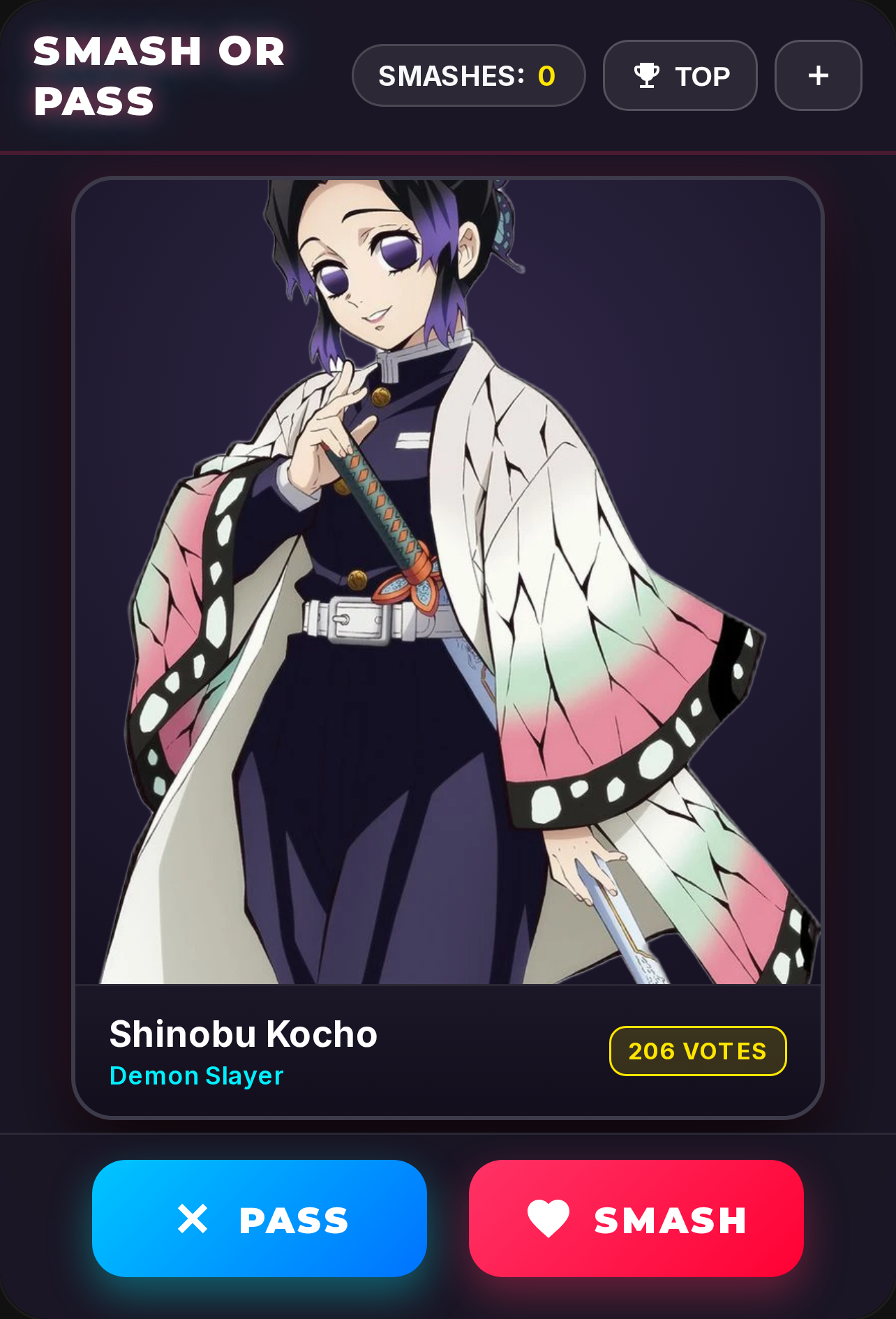 Anime Smash or Pass cover
