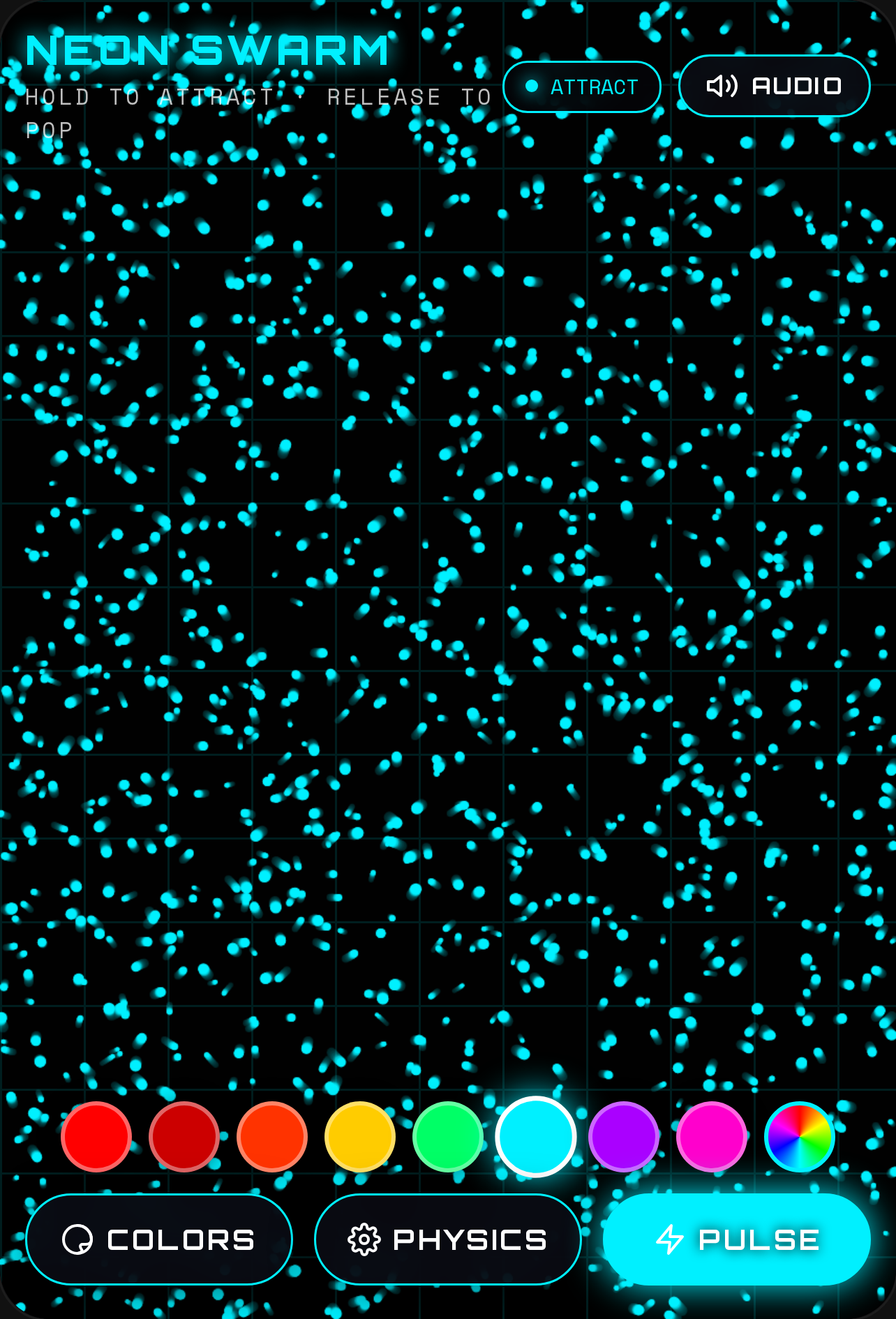 Neon Swarm Simulator cover