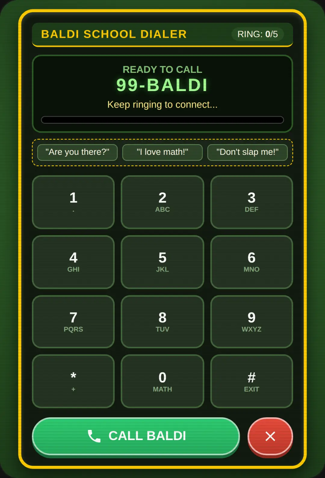 Call Baldi: Classroom Escape cover