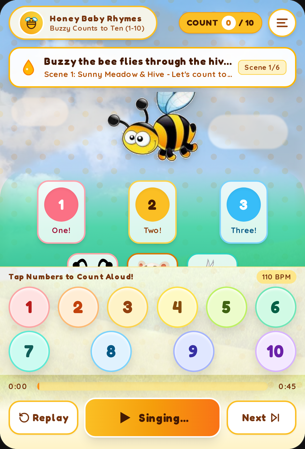 Honey Baby Rhymes - Buzzy Counts to Ten cover