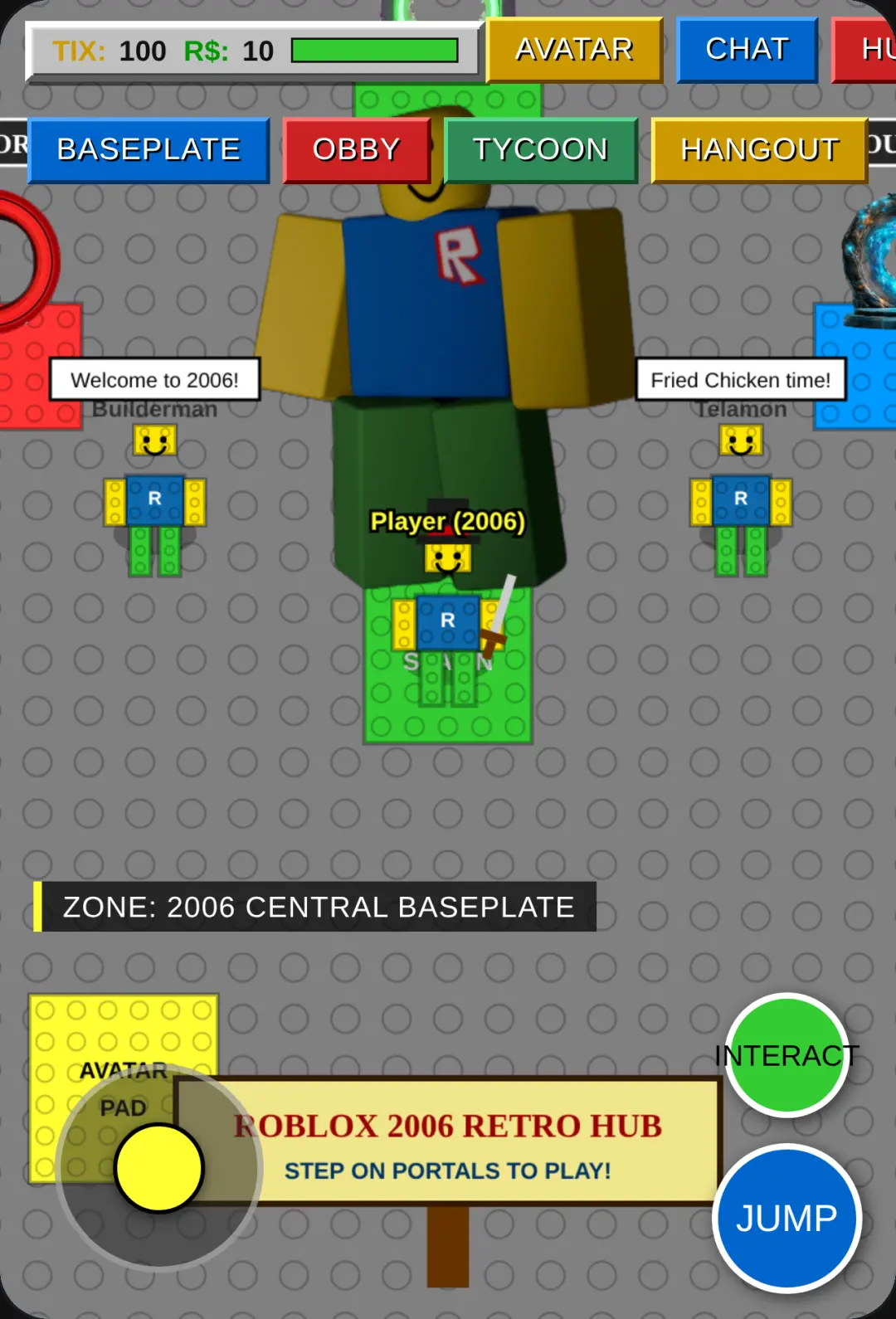 Roblox 2006 Hub cover
