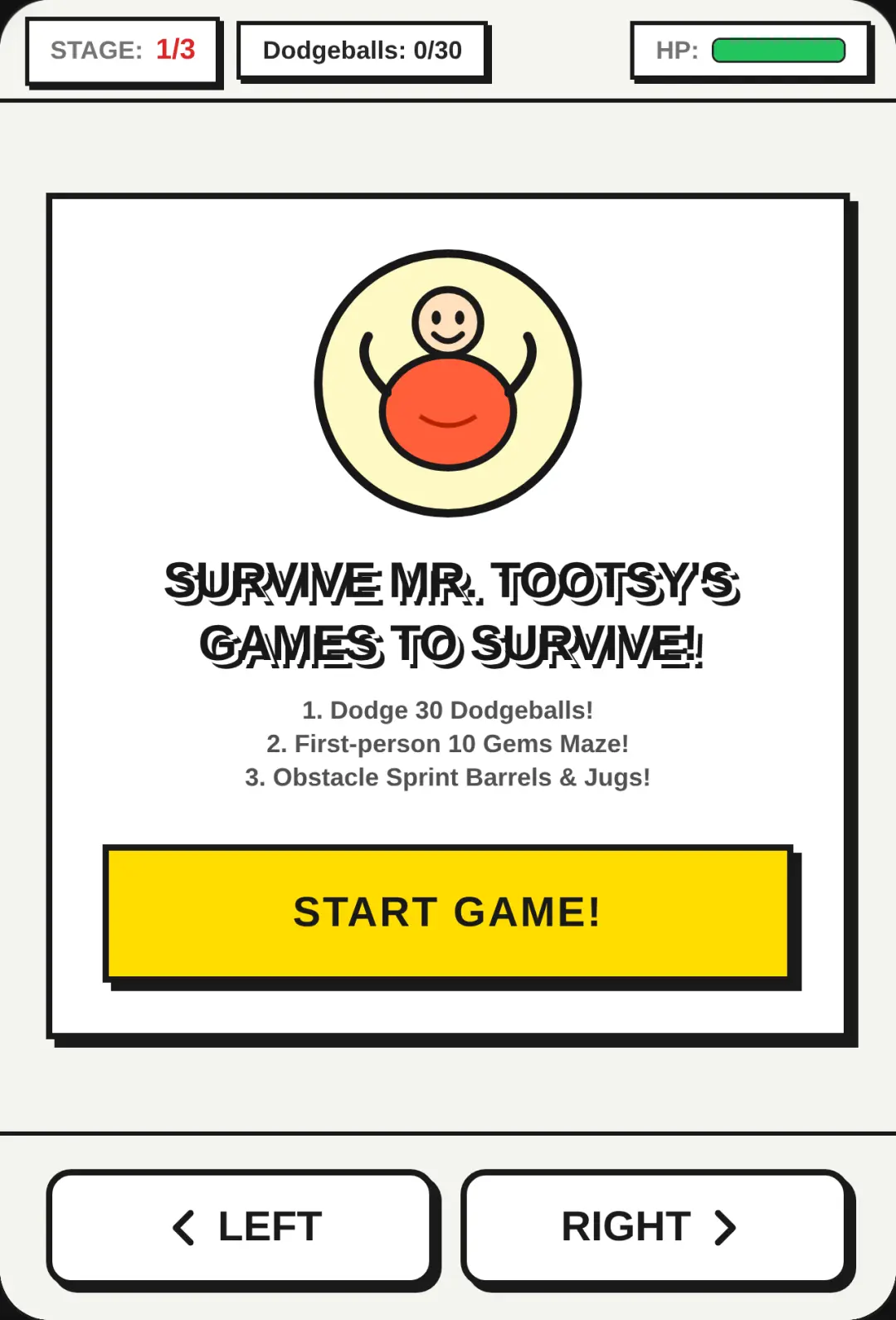 Mr. Tootsys games! and Plz don't make fun of the game or his name cover
