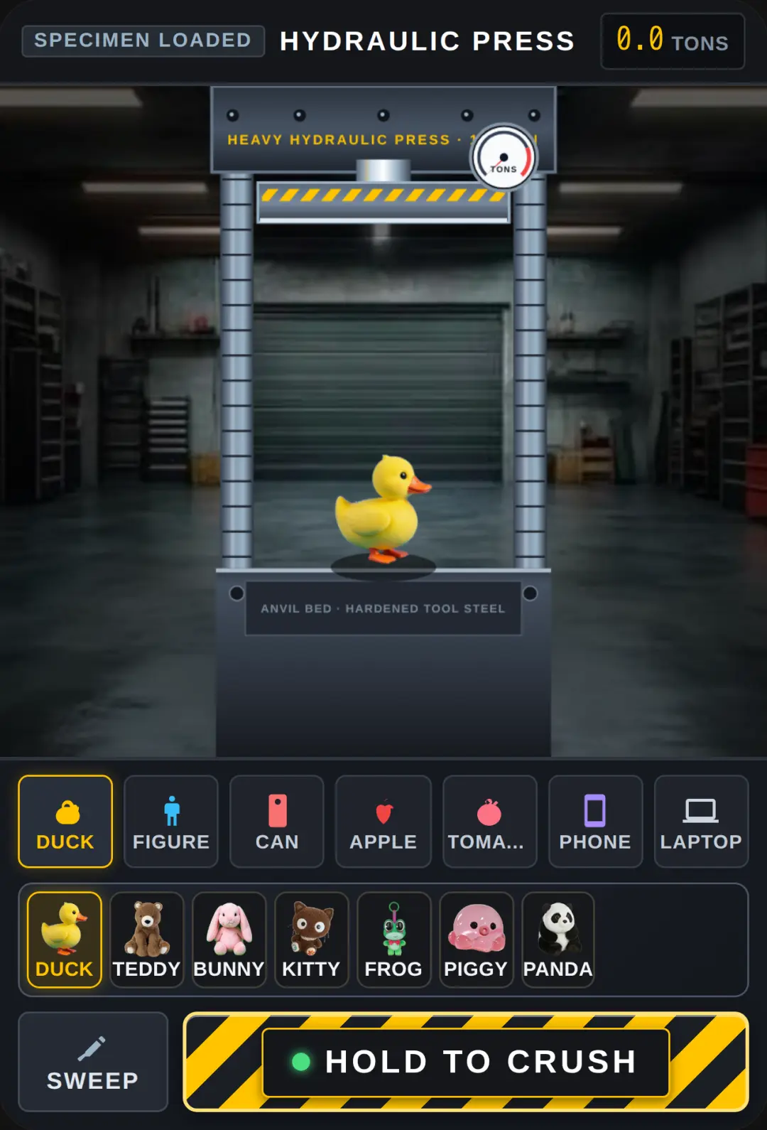 HYDRAULIC PRESS SIMULATOR cover