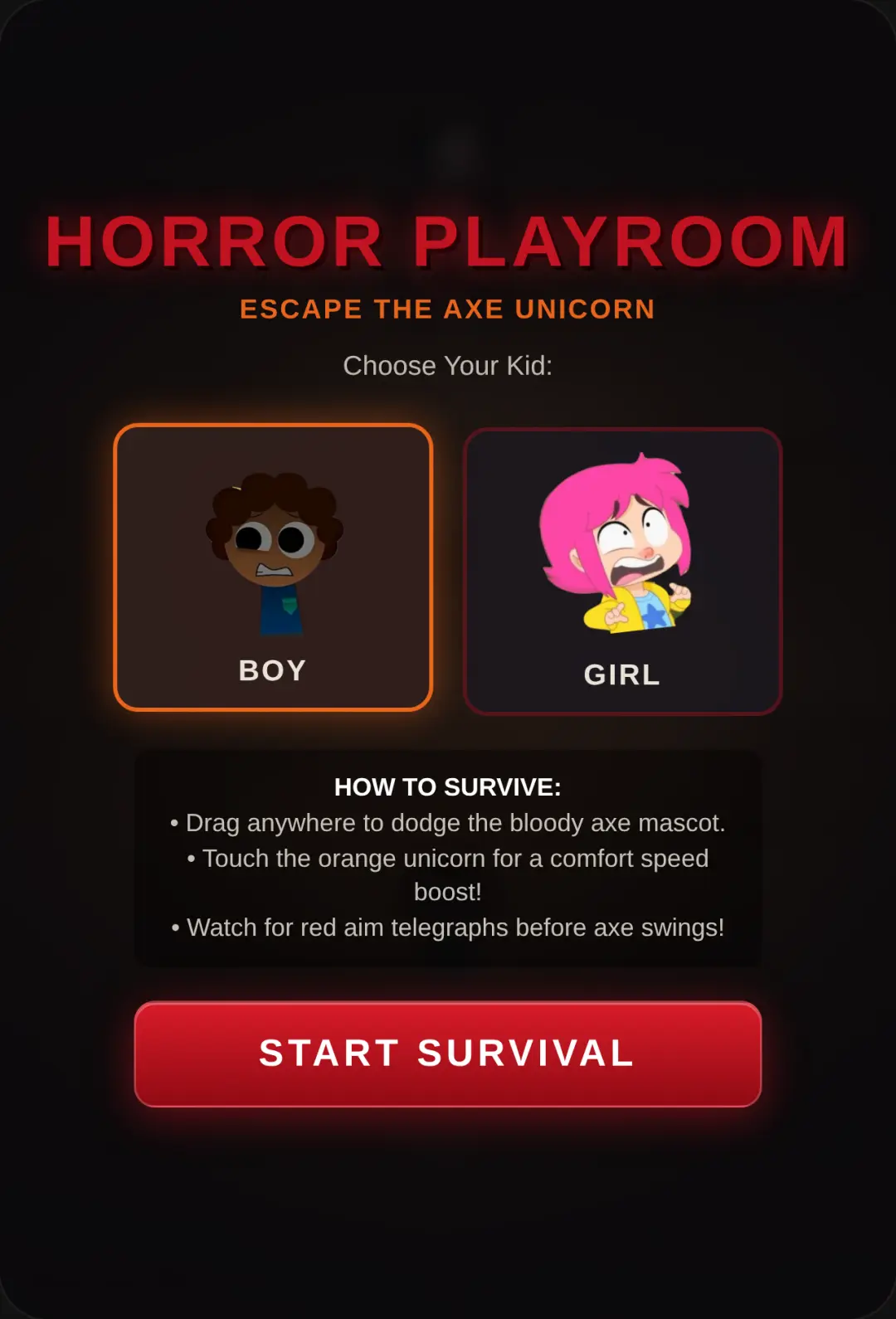Horror Playroom: Axe Unicorn Survival cover