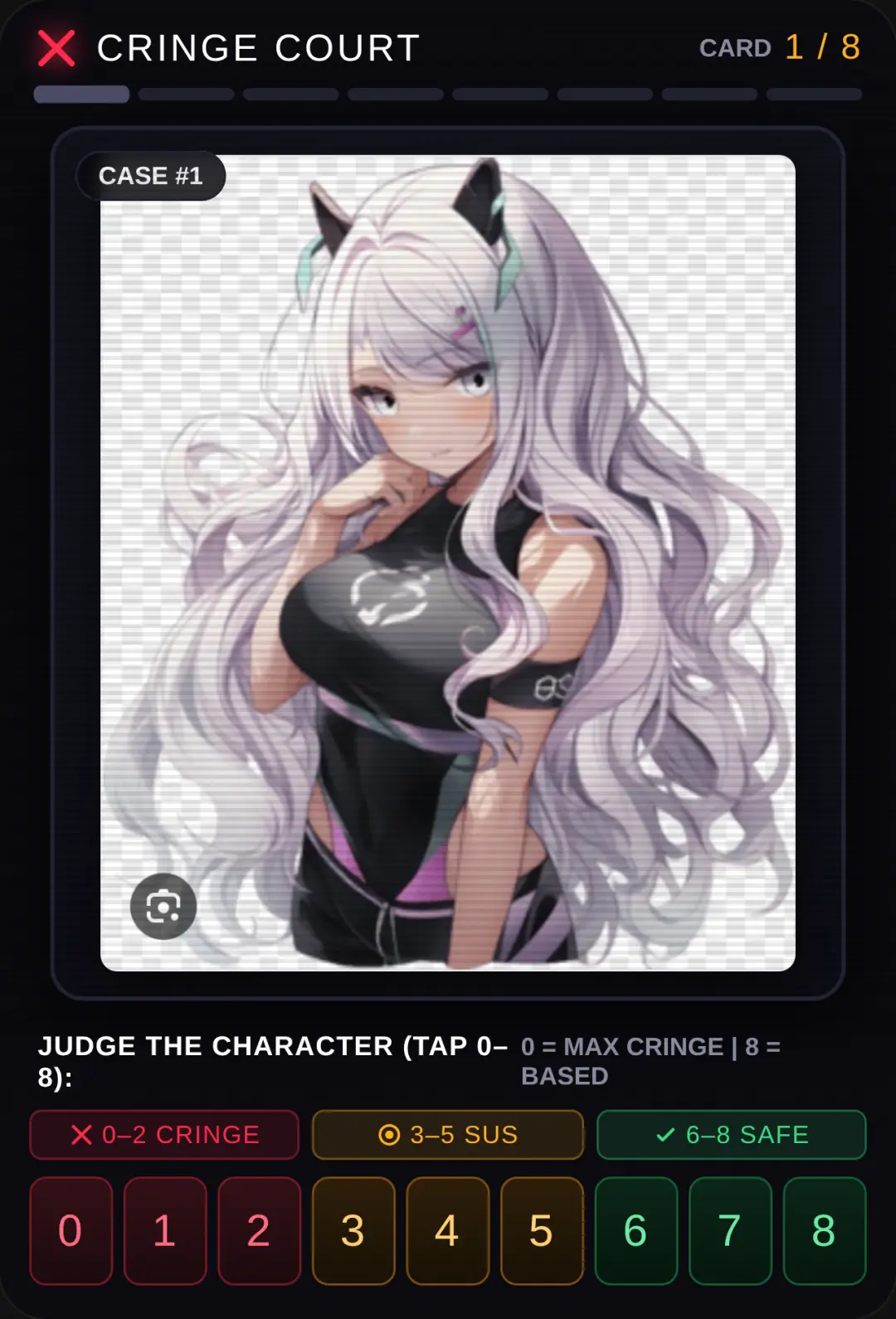 Cringe Court: 0–8 Meter cover