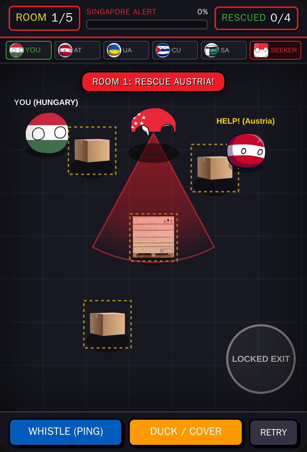 Countryballs: Sneak from Evil Singapore cover