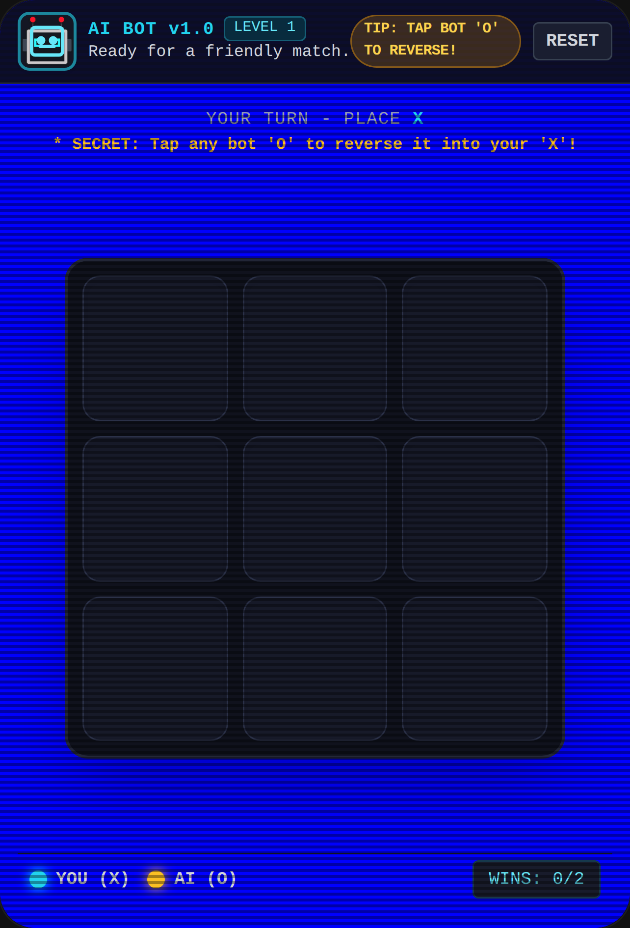 Tic-Tac-Toe: AI Rebellion cover
