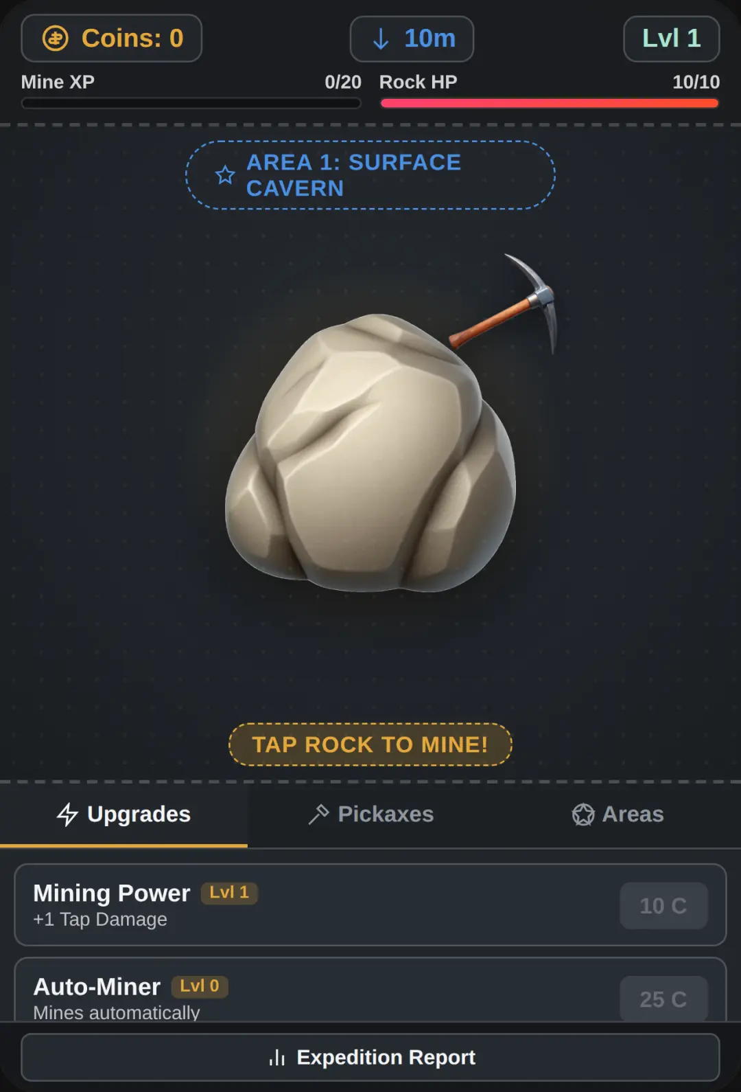 Tap mine get upgrades! cover