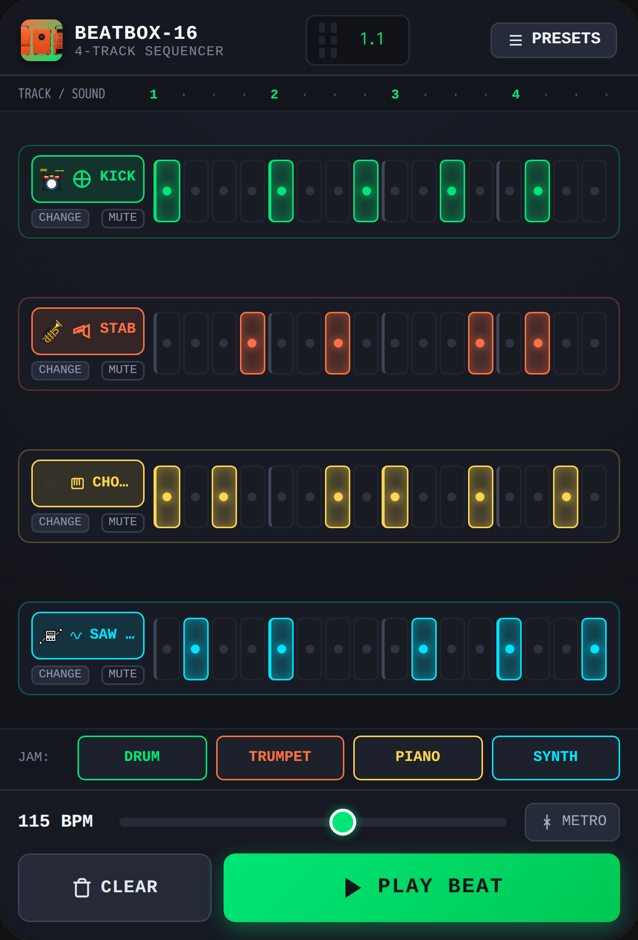 Beat maker cover