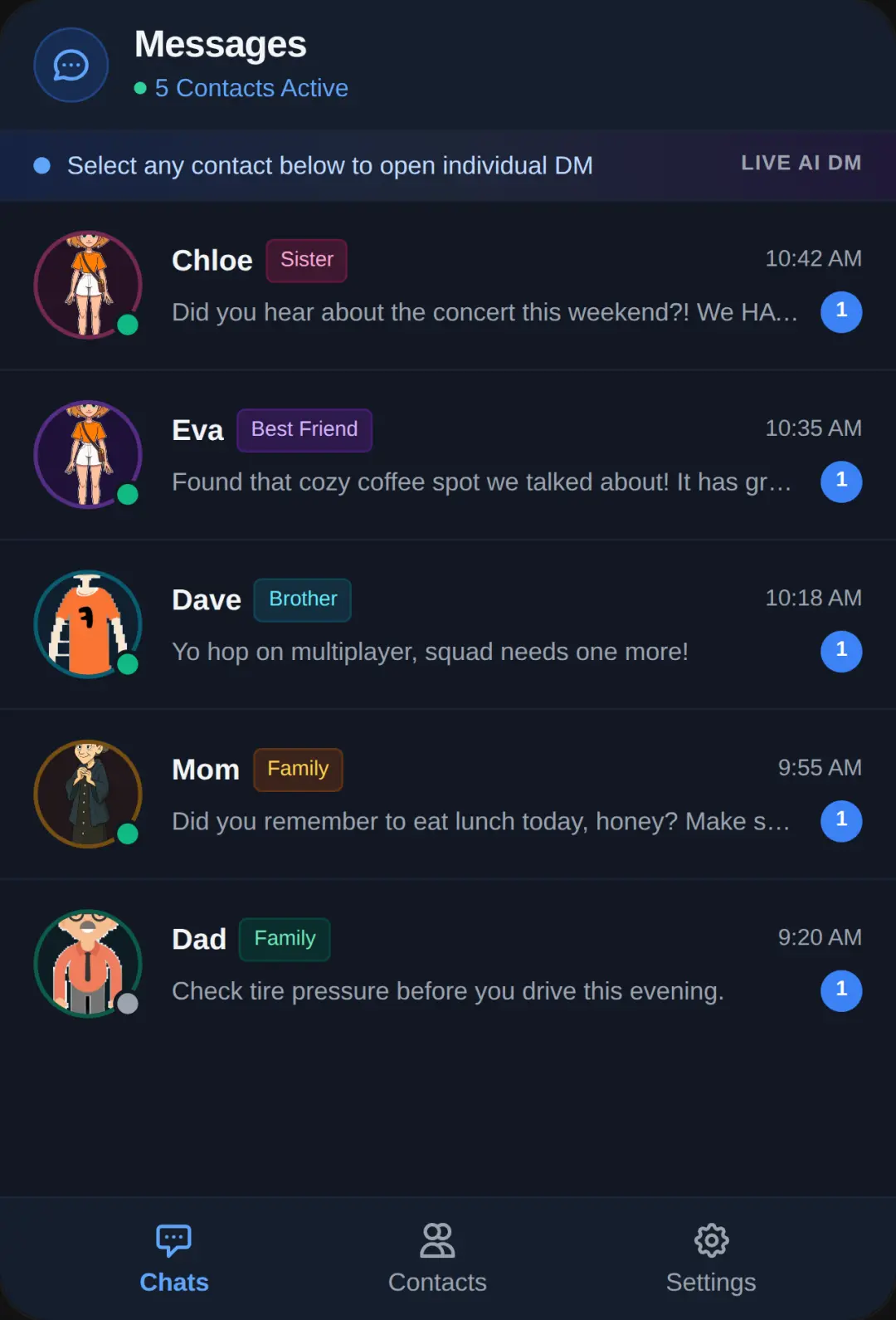 Family & Friends Chat cover