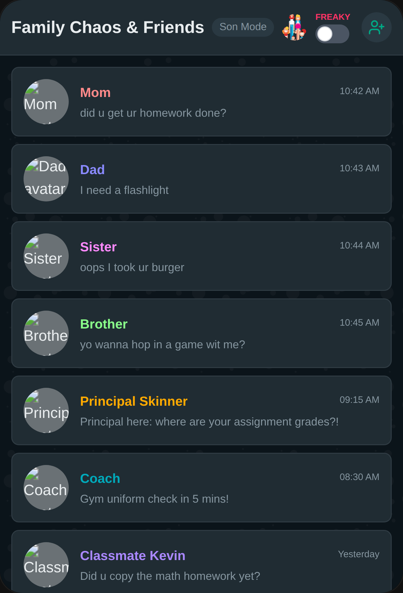 Family Chaos Chat f cover