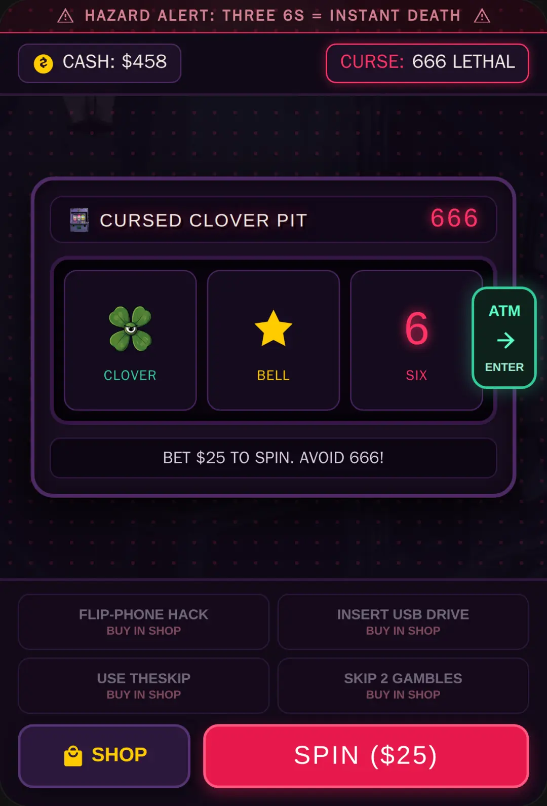 Cursed Pit Slots - 666 Death Trap cover